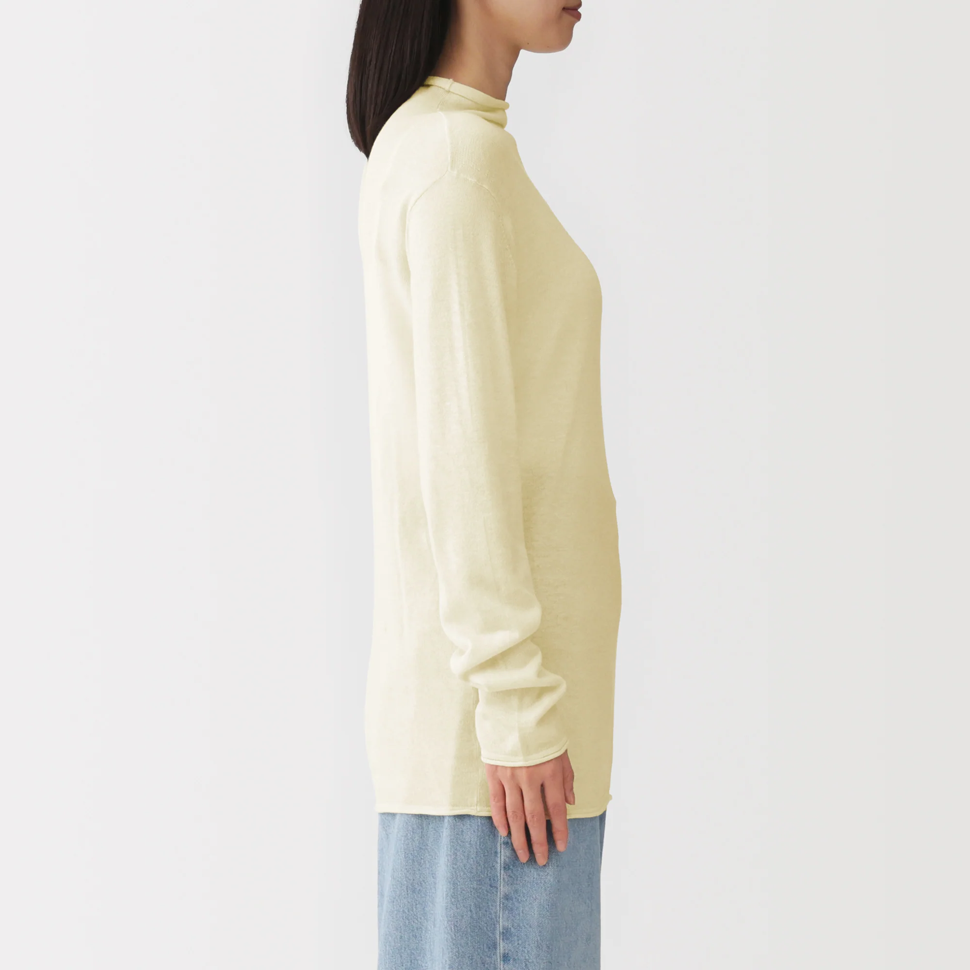 Lyocell Blend Mockneck Sweater - Image 21