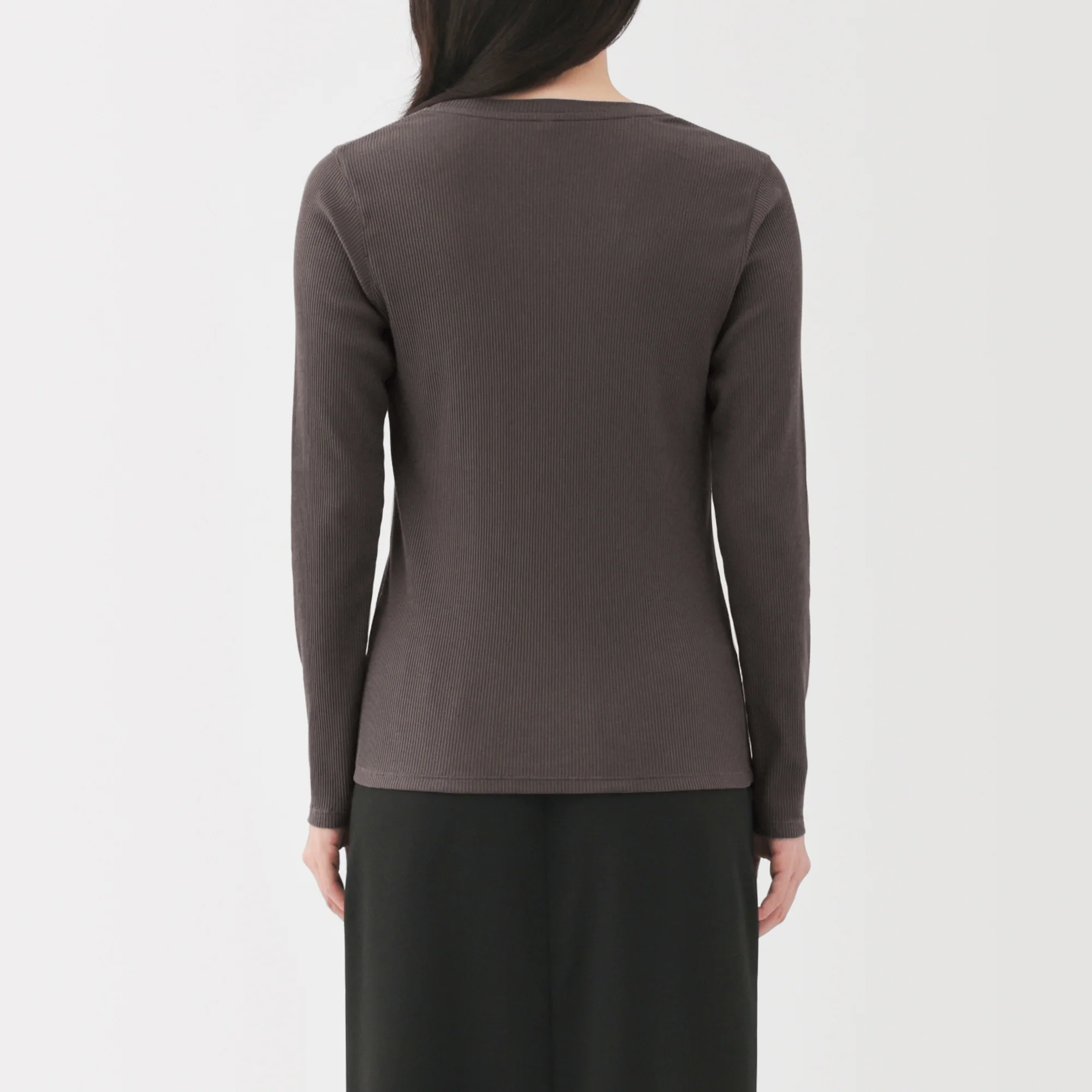 Lyocell Blend Rib T-Shirt - Image 6