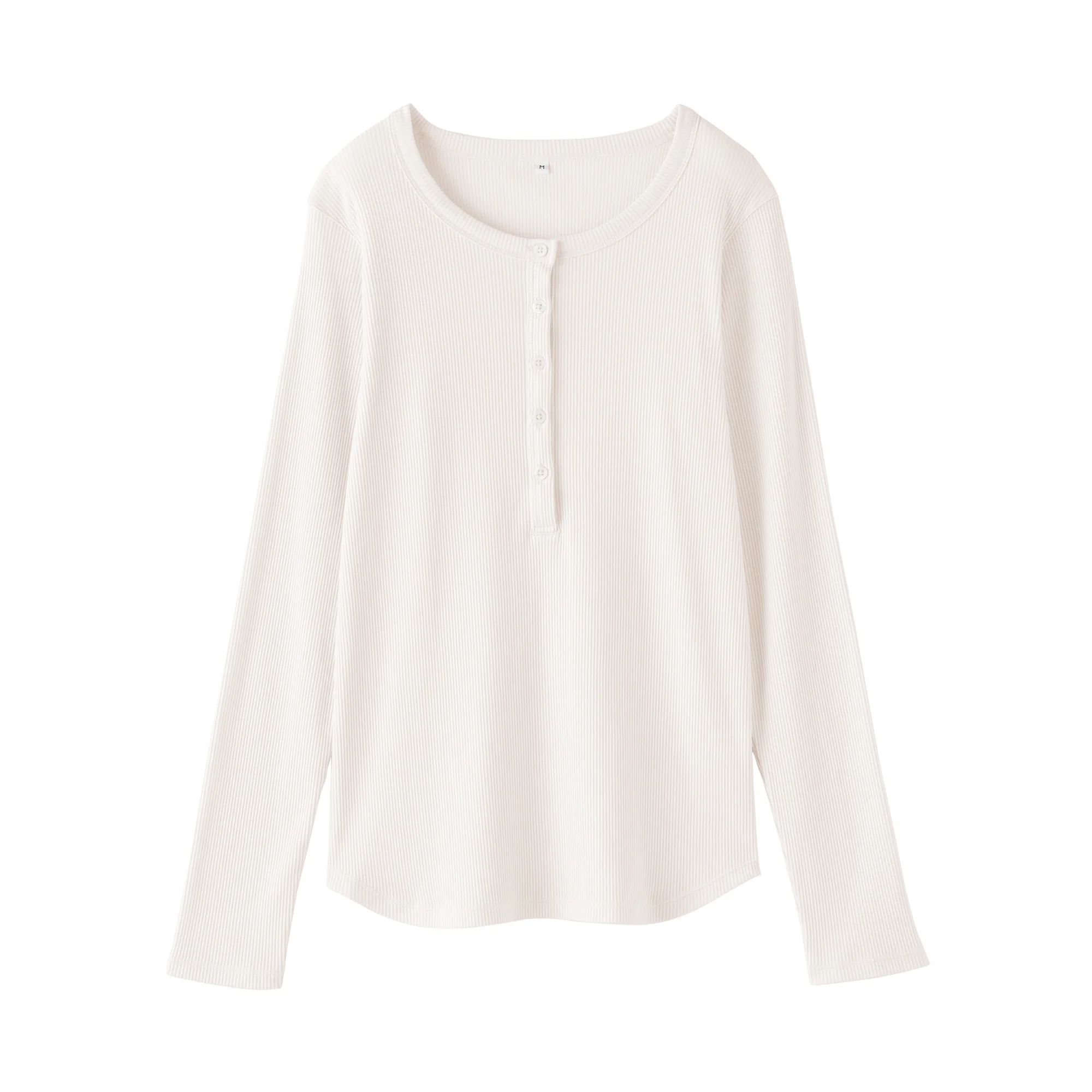 Lyocell Blend Rib Henley T-Shirt - Image 18