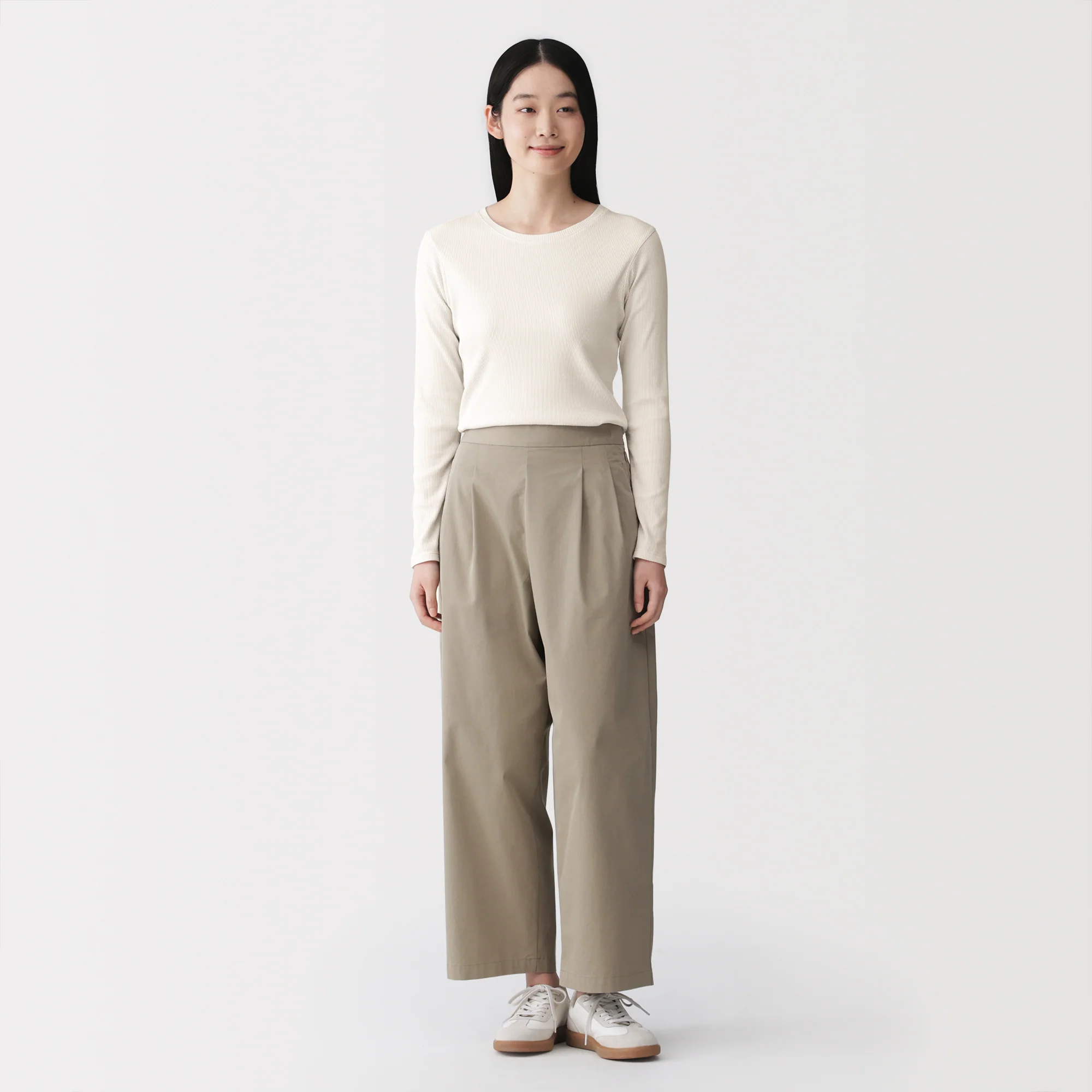 Lyocell Blend Rib T-Shirt - Image 12