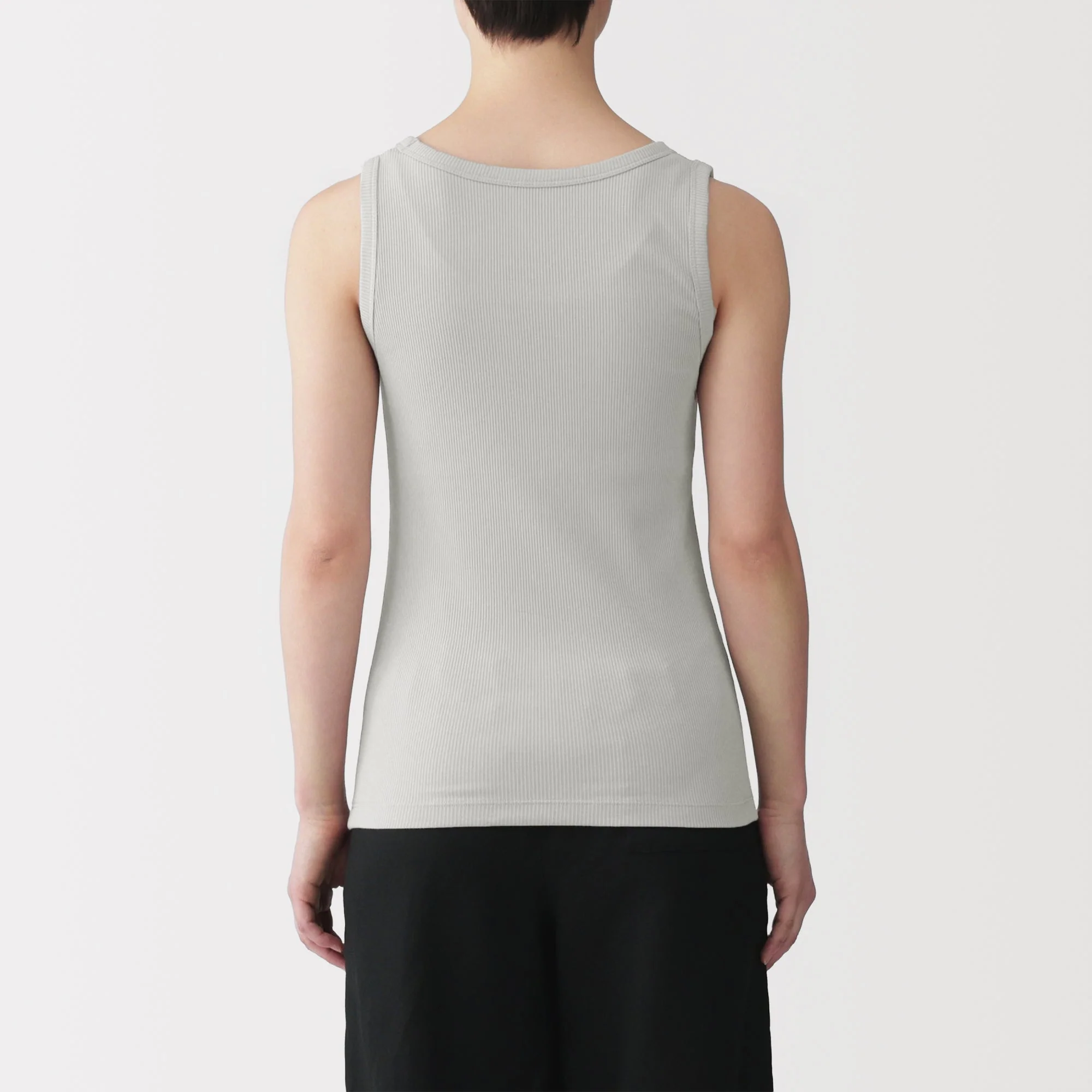 Lyocell Blend Rib Tank Top - Image 38