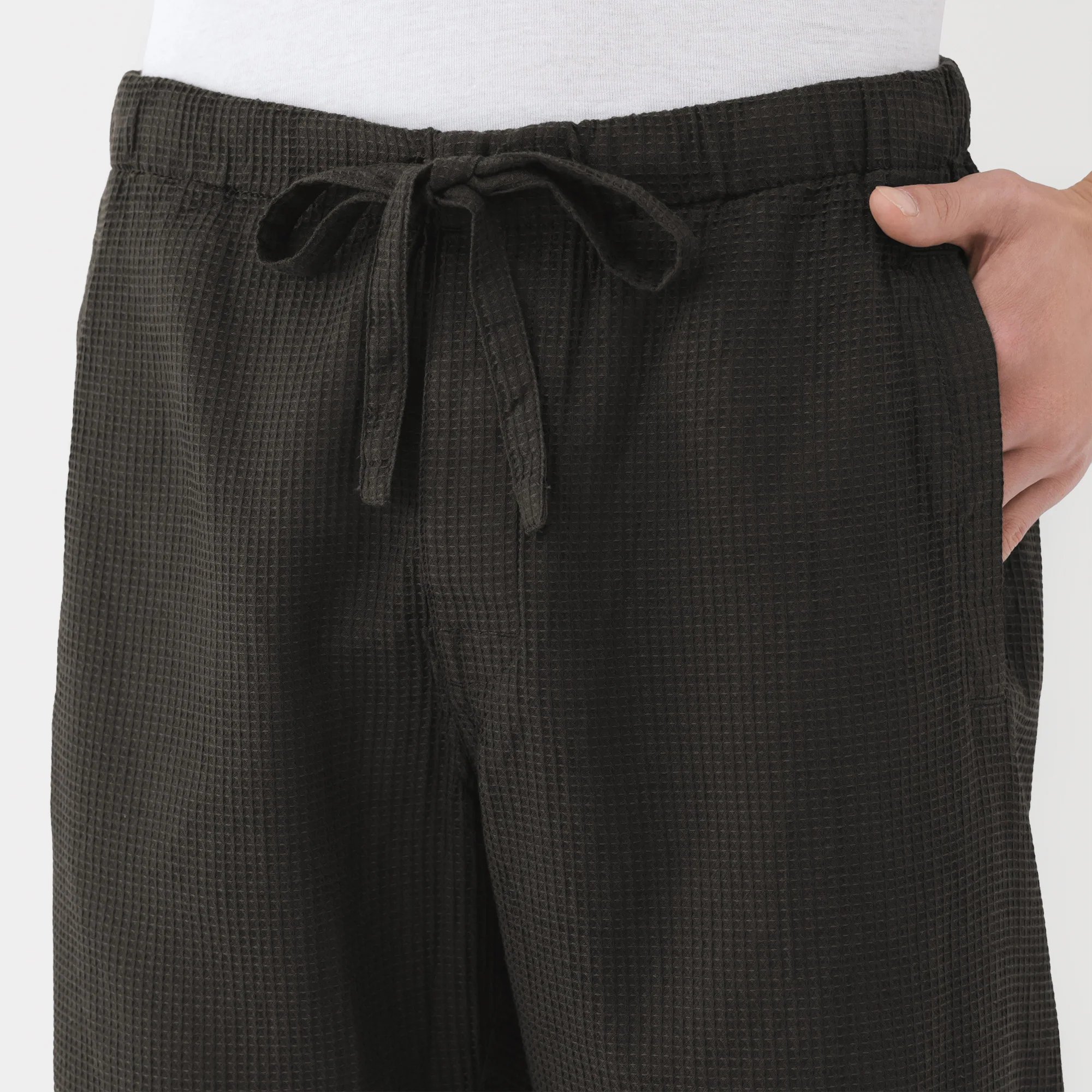 Lyocell Blend Waffle Jinbei - Image 10