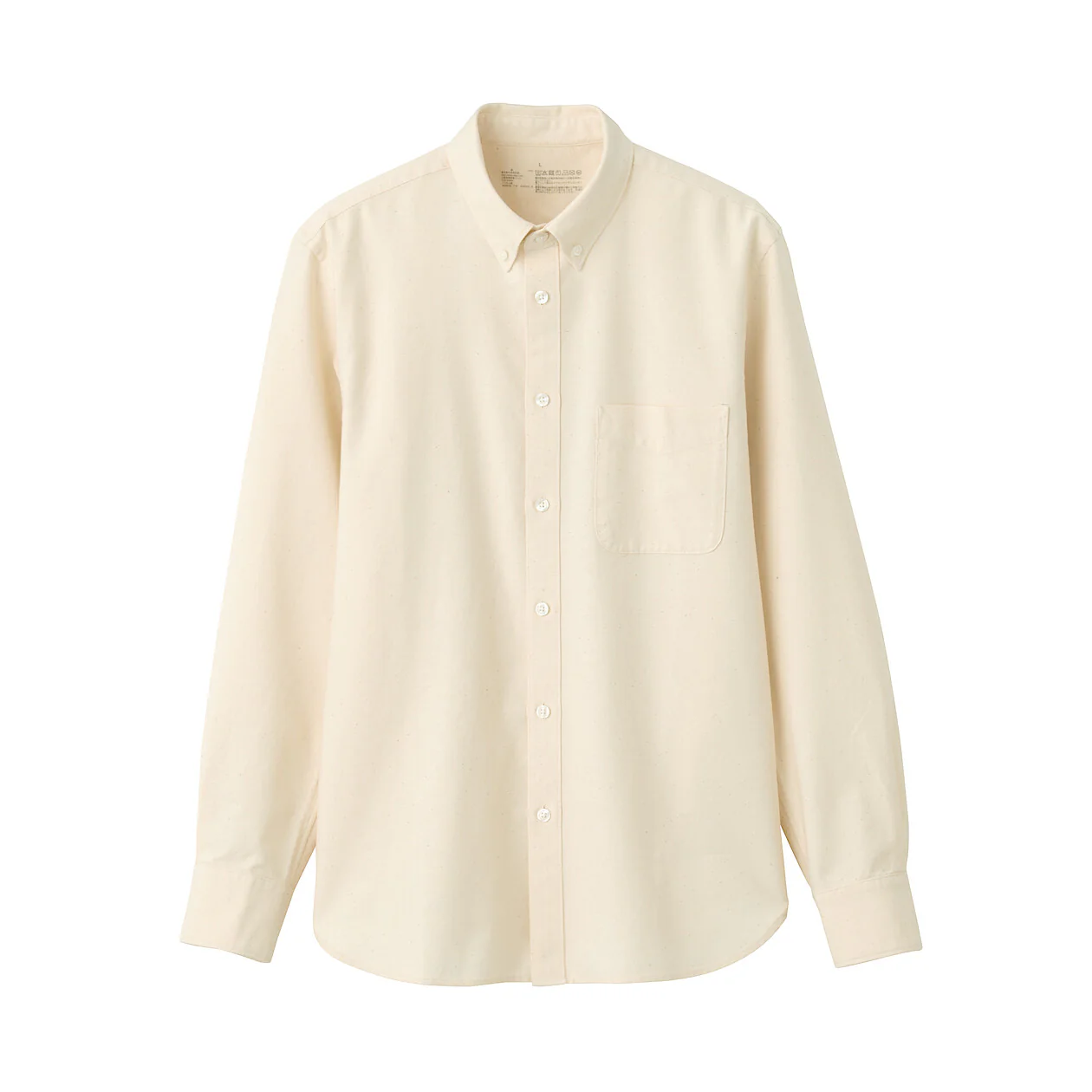 Men's Washed Oxford Collared Long Sleeve Button Down Shirt - Image 13