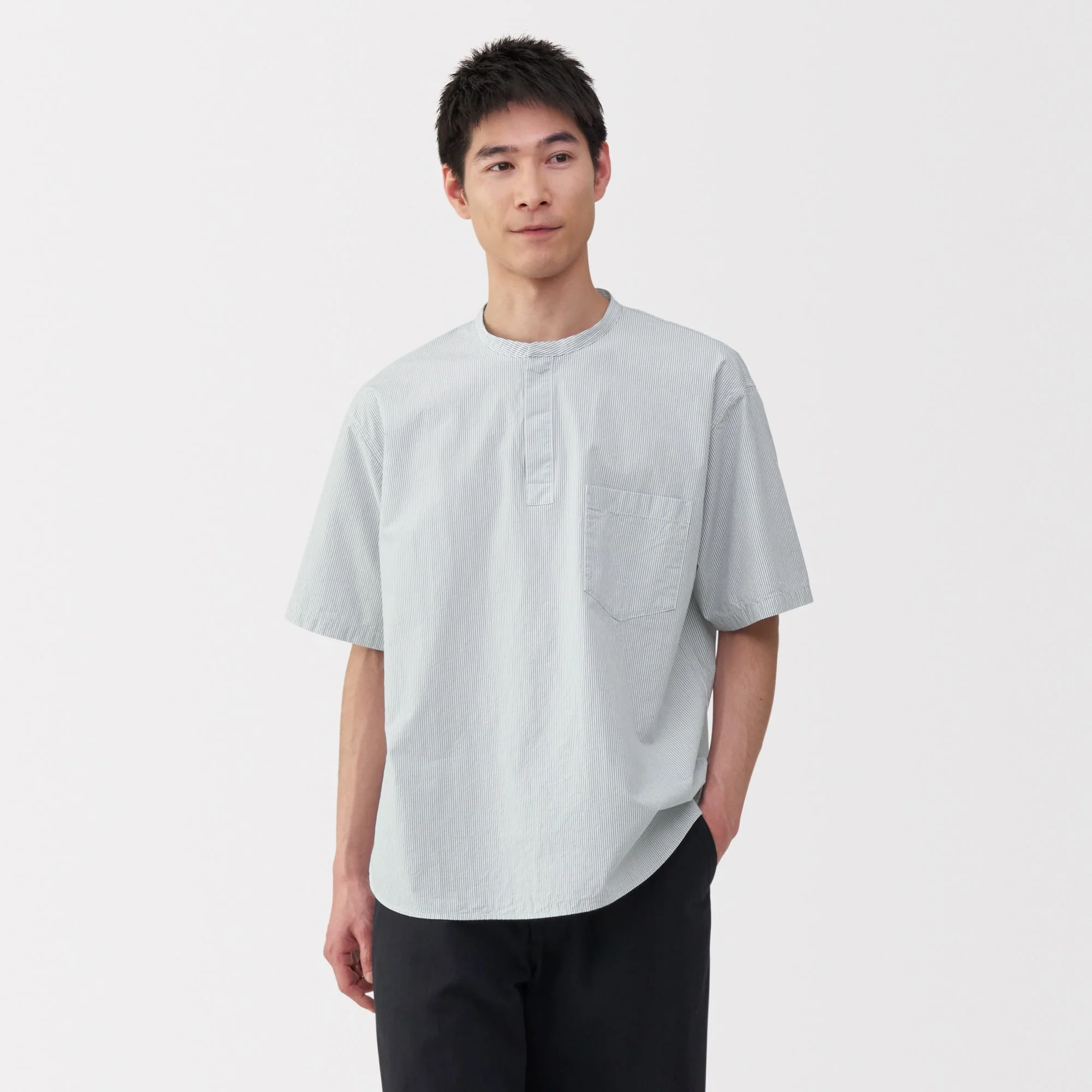 Men's Cool Touch Henley T-Shirt - Image 3