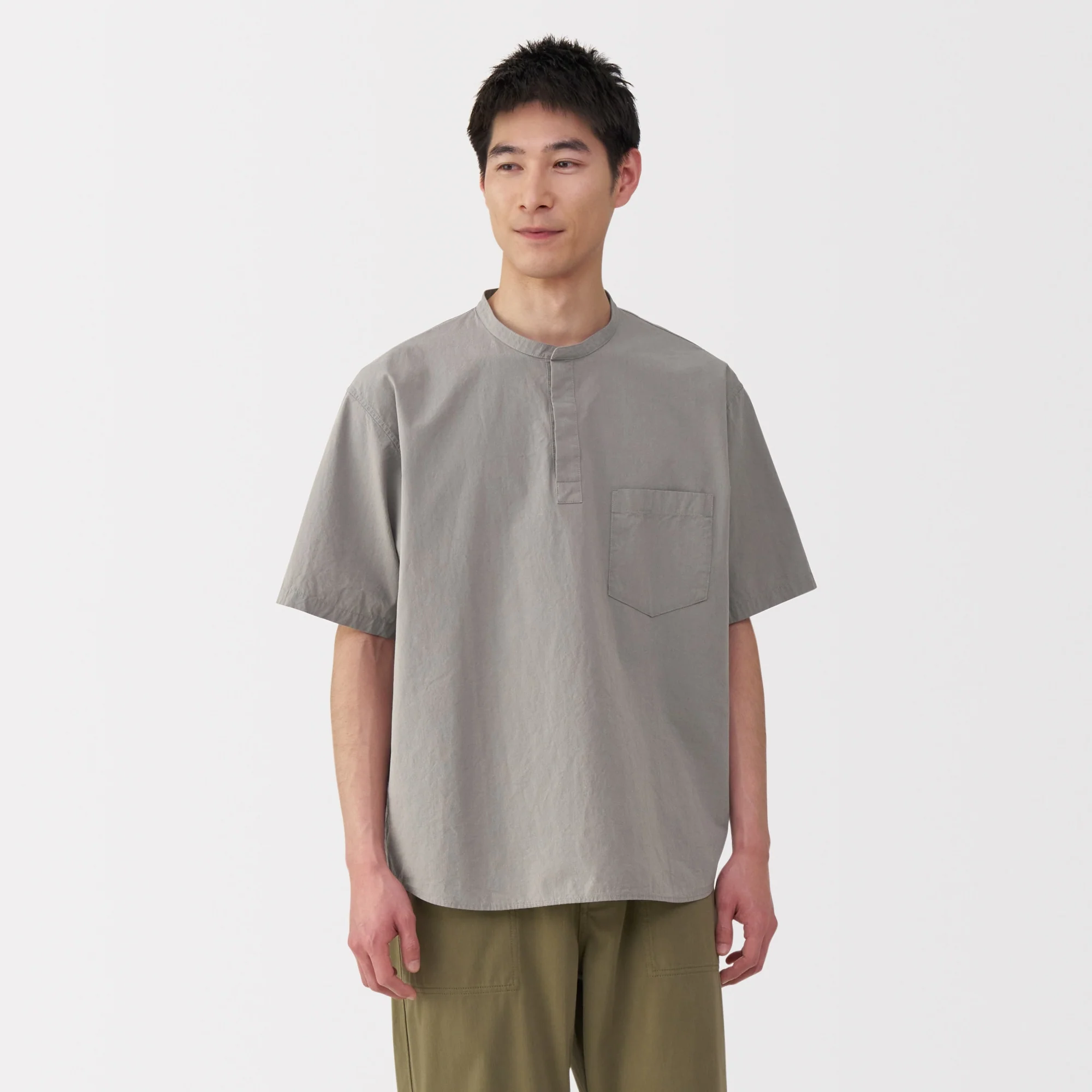 Men's Cool Touch Henley T-Shirt - Image 39
