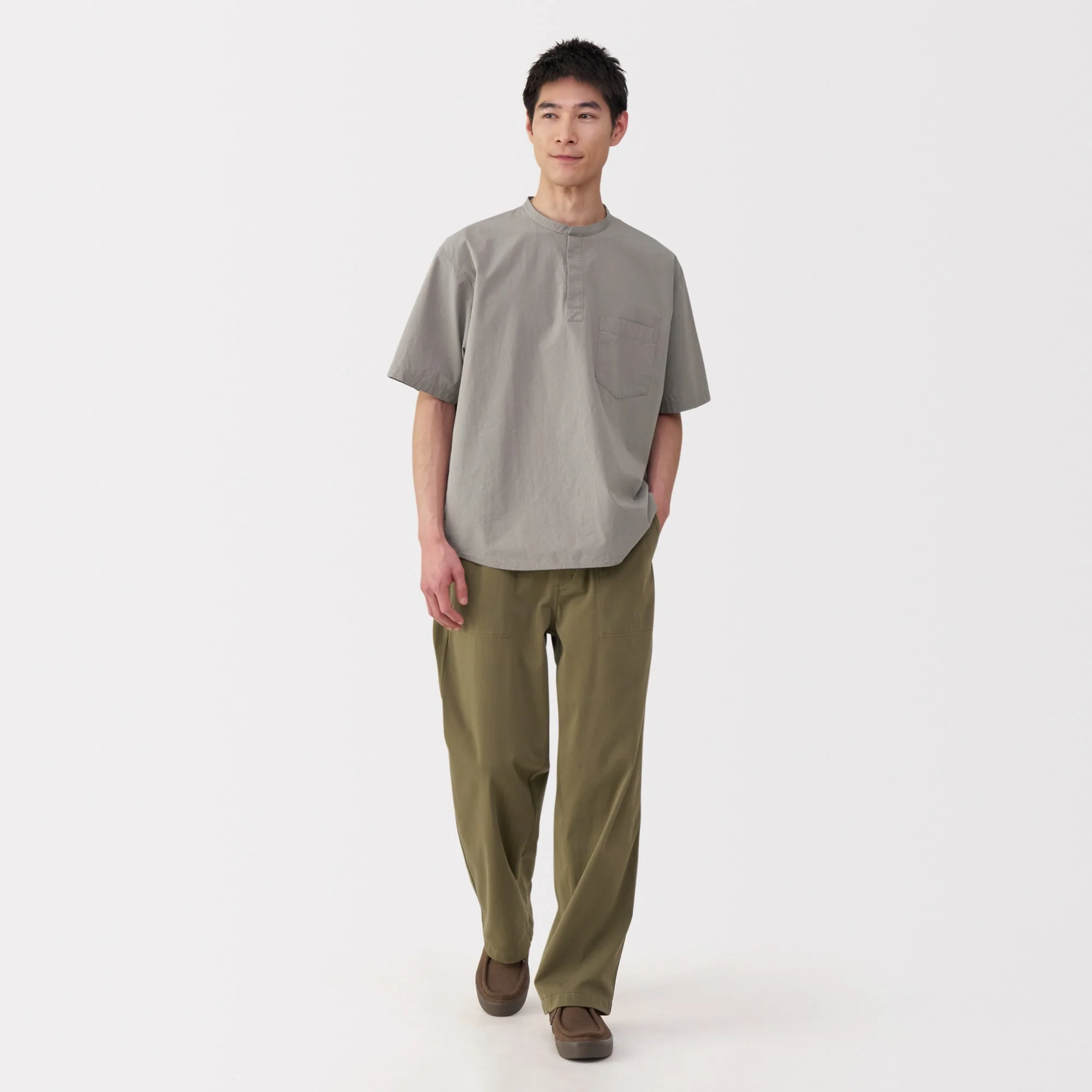 Men's Cool Touch Henley T-Shirt - Image 40