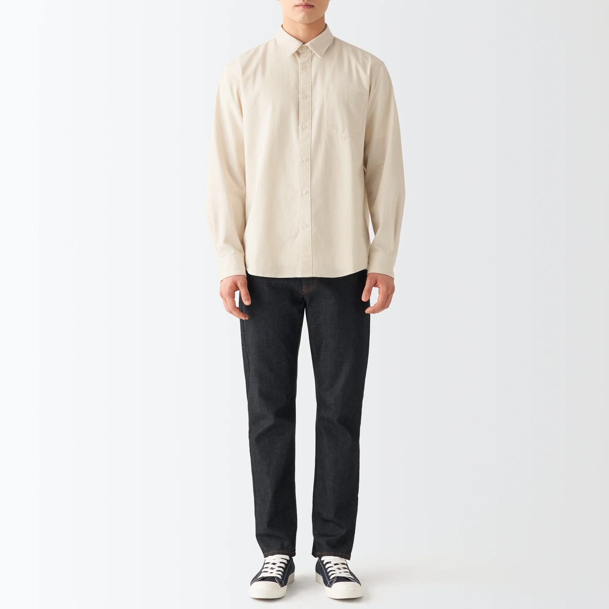 Men's Denim Long Sleeve Shirt - Image 6