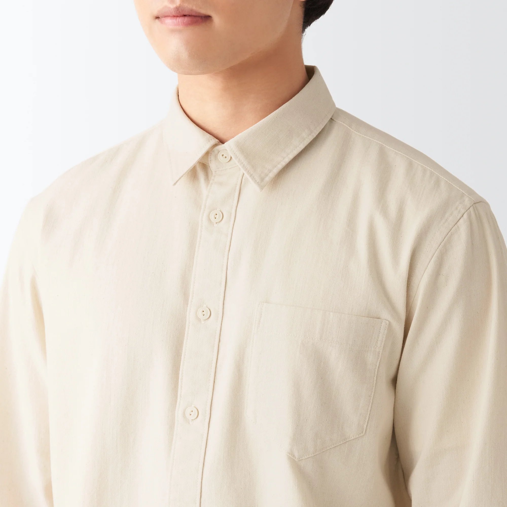 Men's Denim Long Sleeve Shirt - Image 8