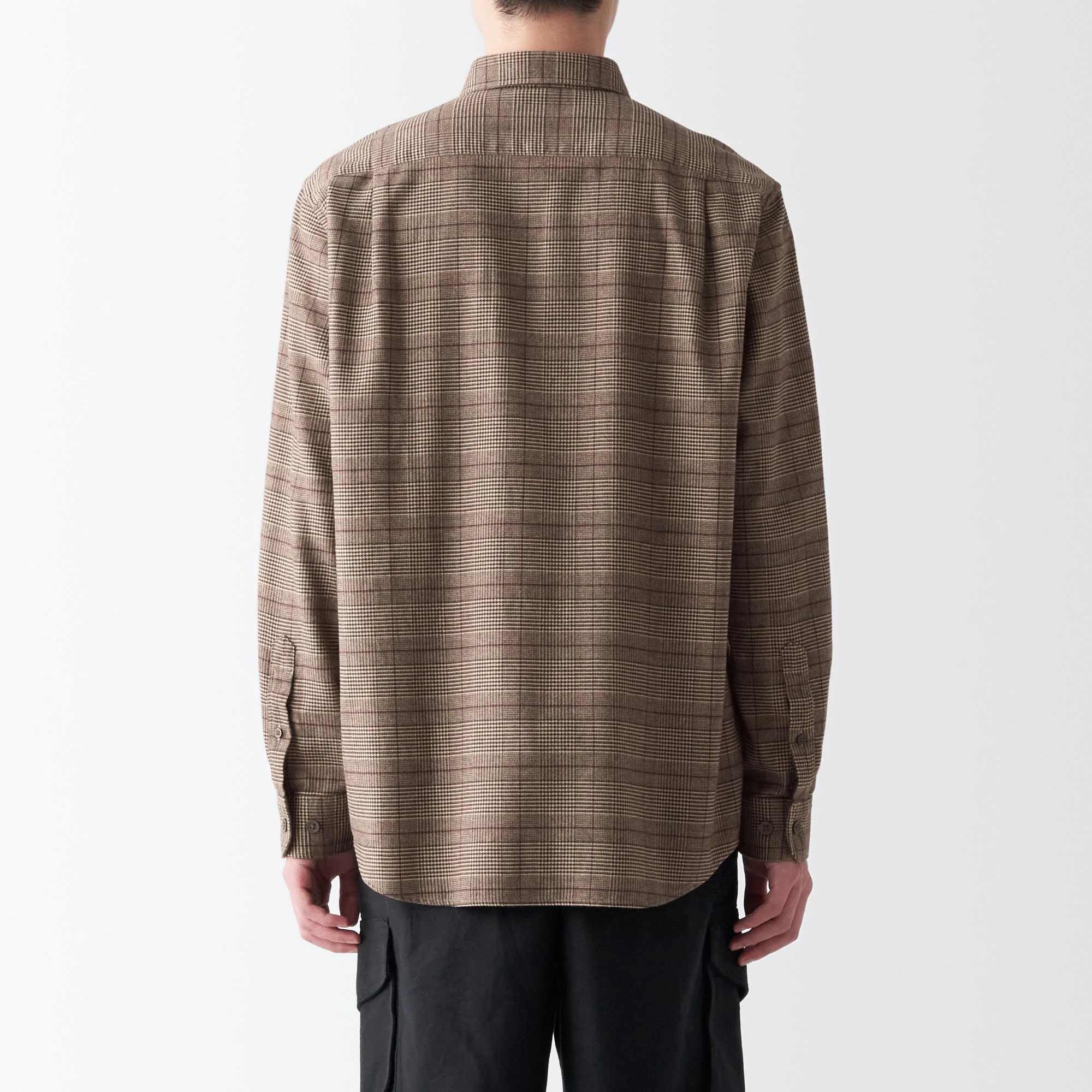 Men's Double-Brushed Flannel Patterned Shirt - Image 22