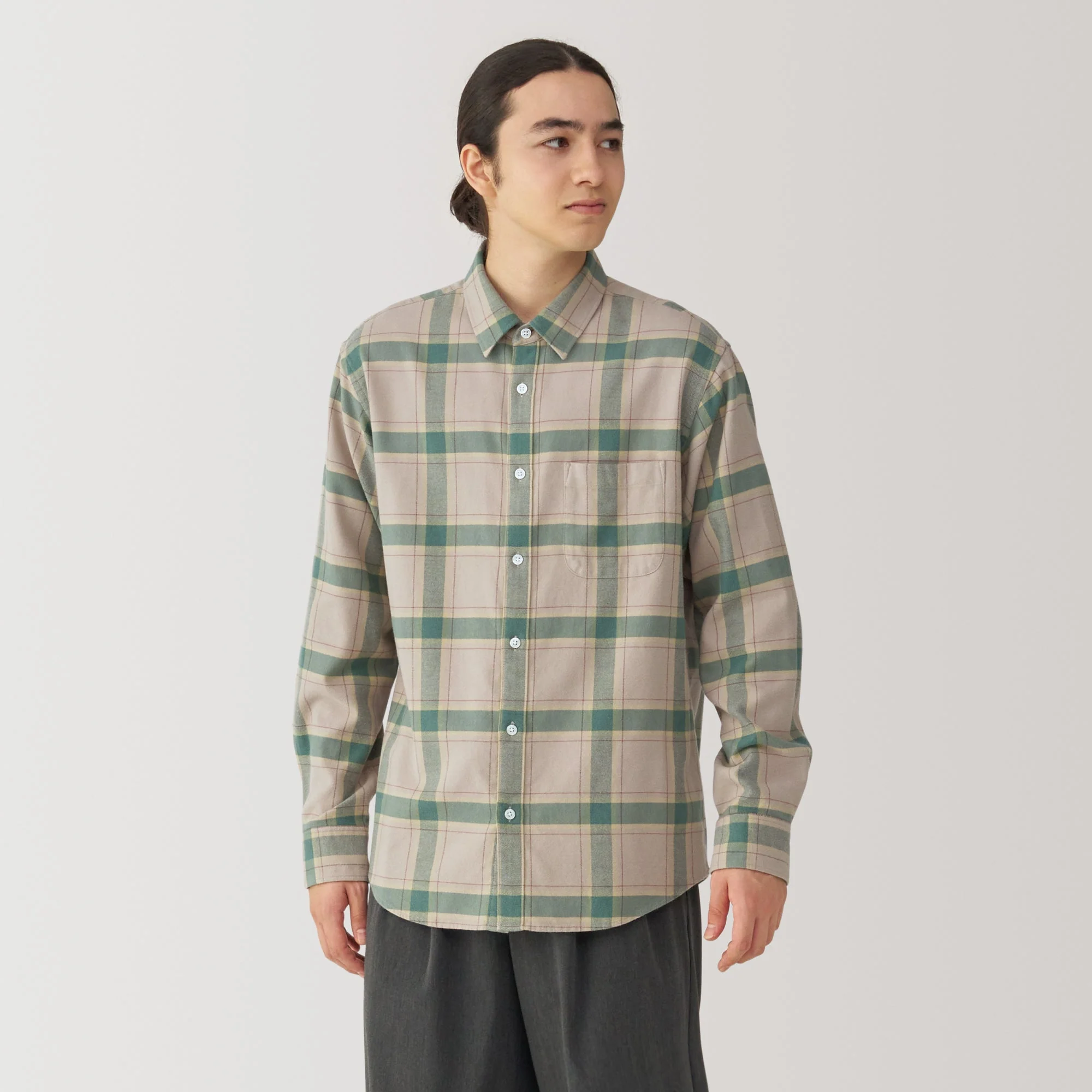 Men's Flannel Long Sleeve Shirt - Image 27