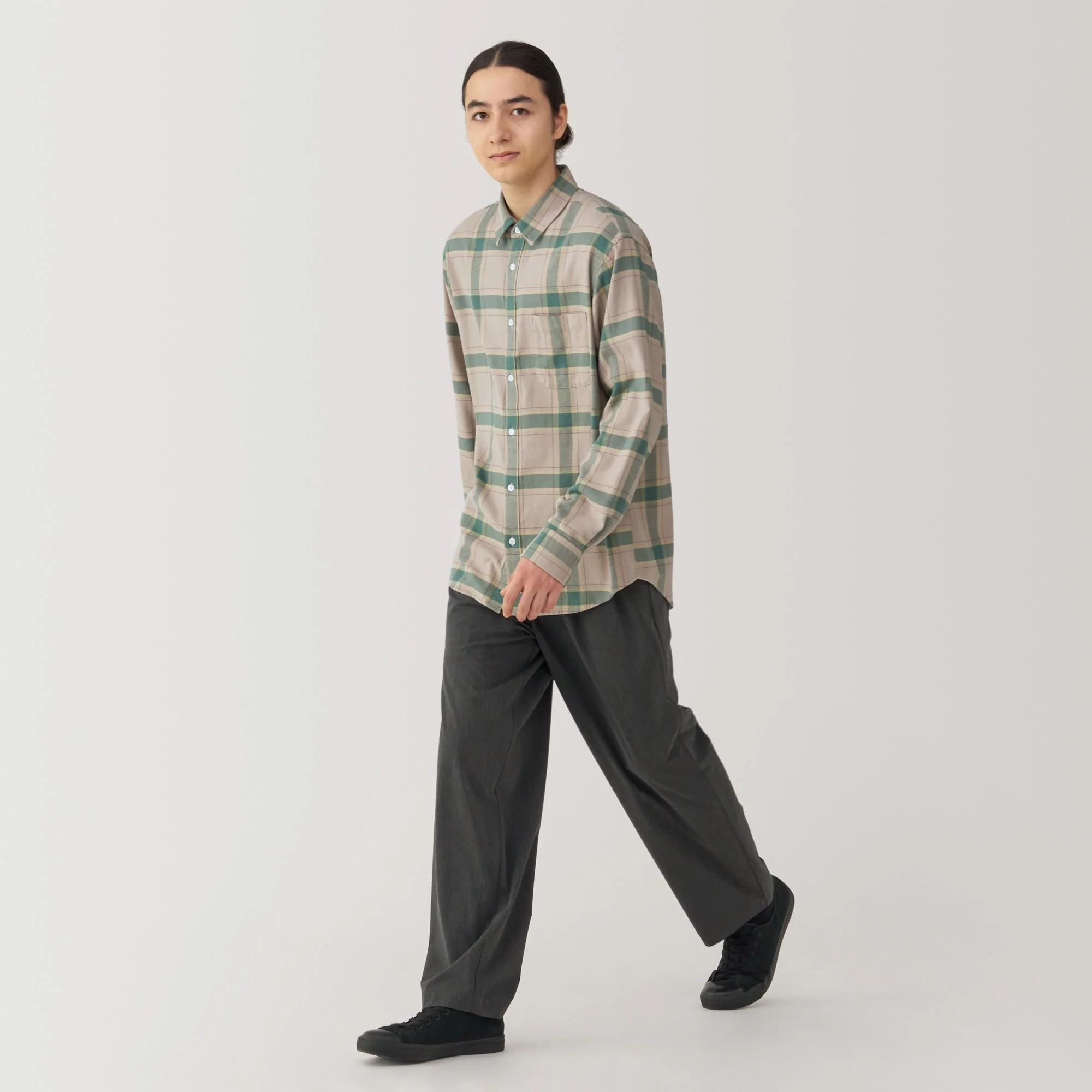 Men's Flannel Long Sleeve Shirt - Image 28