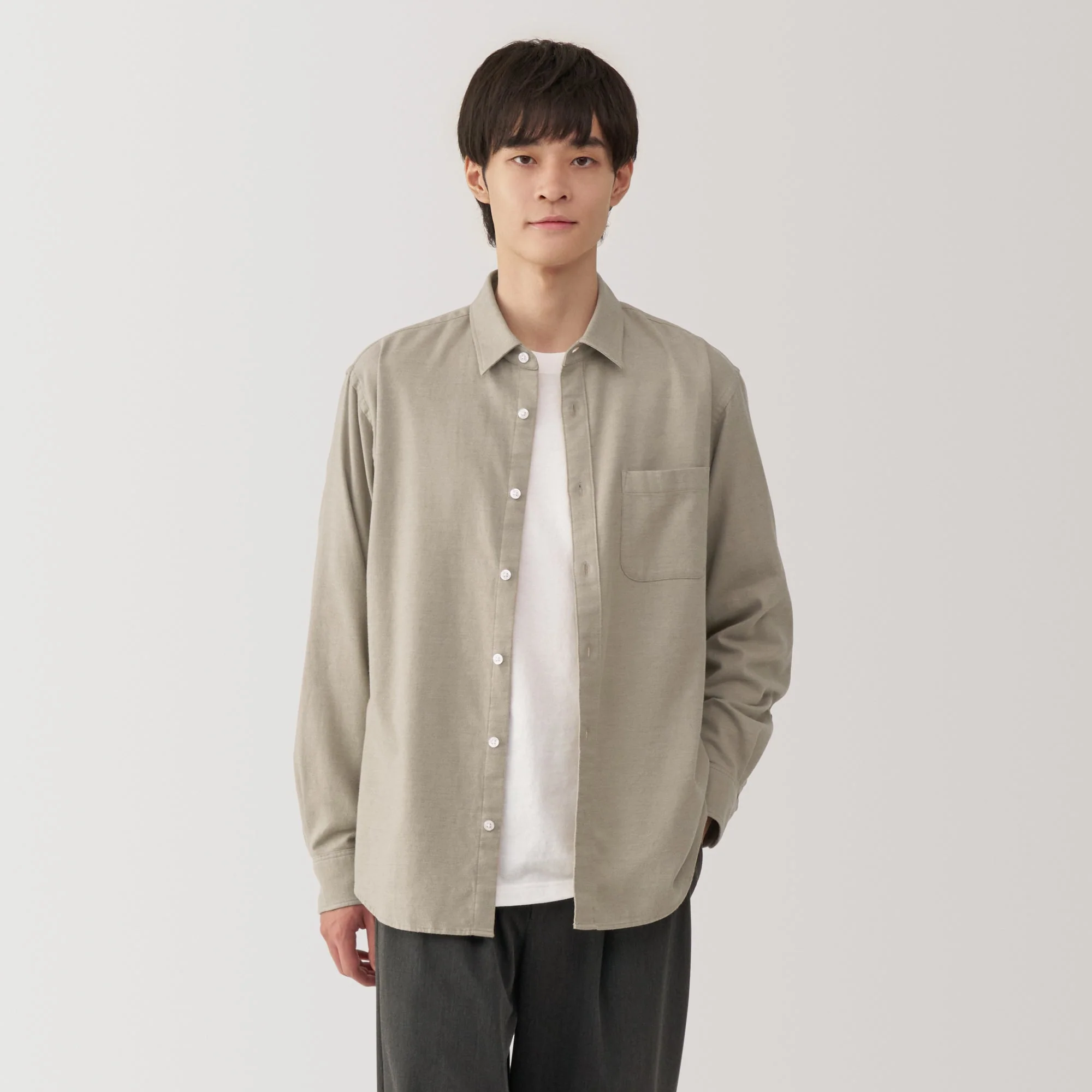 Men's Flannel Long Sleeve Shirt - Image 3