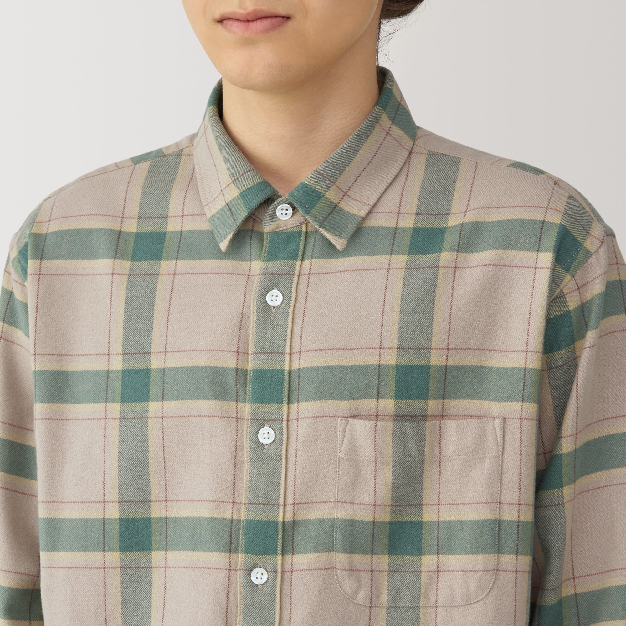 Men's Flannel Long Sleeve Shirt - Image 31