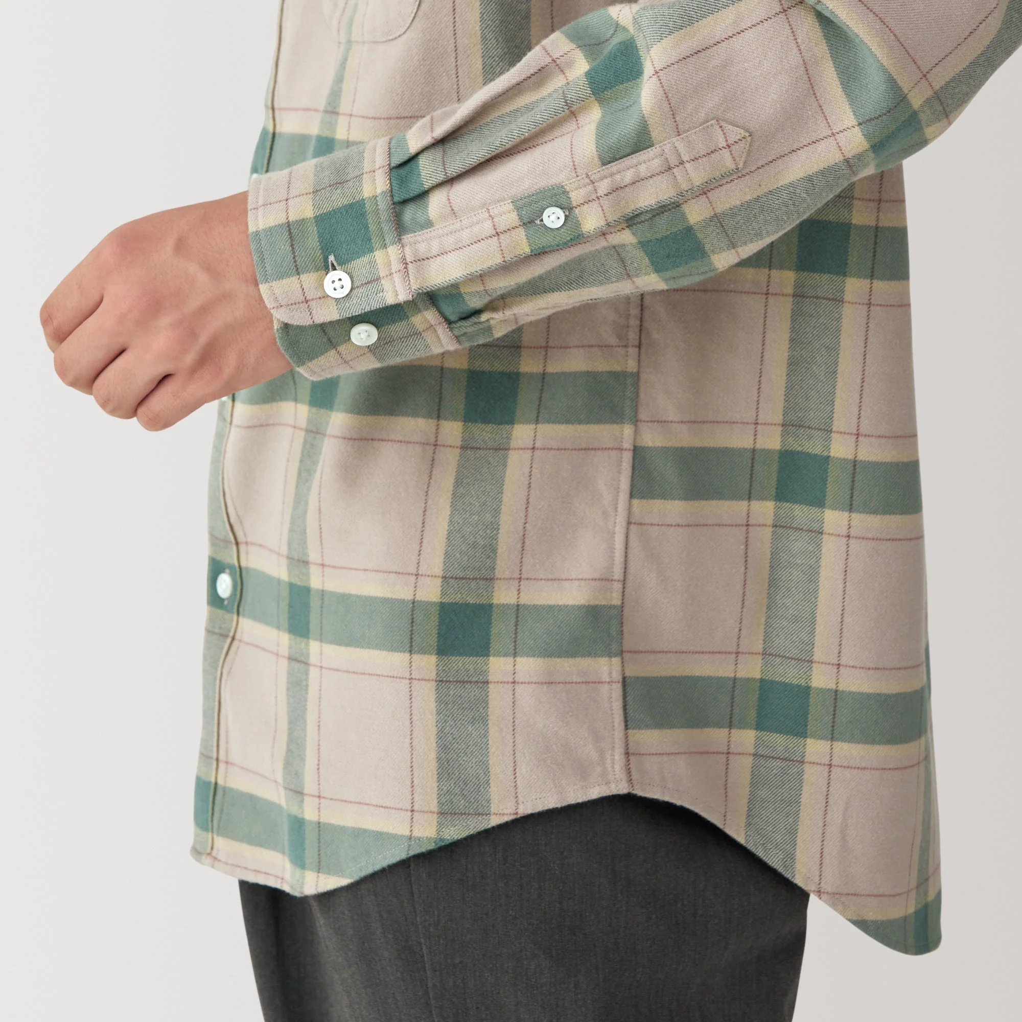 Men's Flannel Long Sleeve Shirt - Image 32