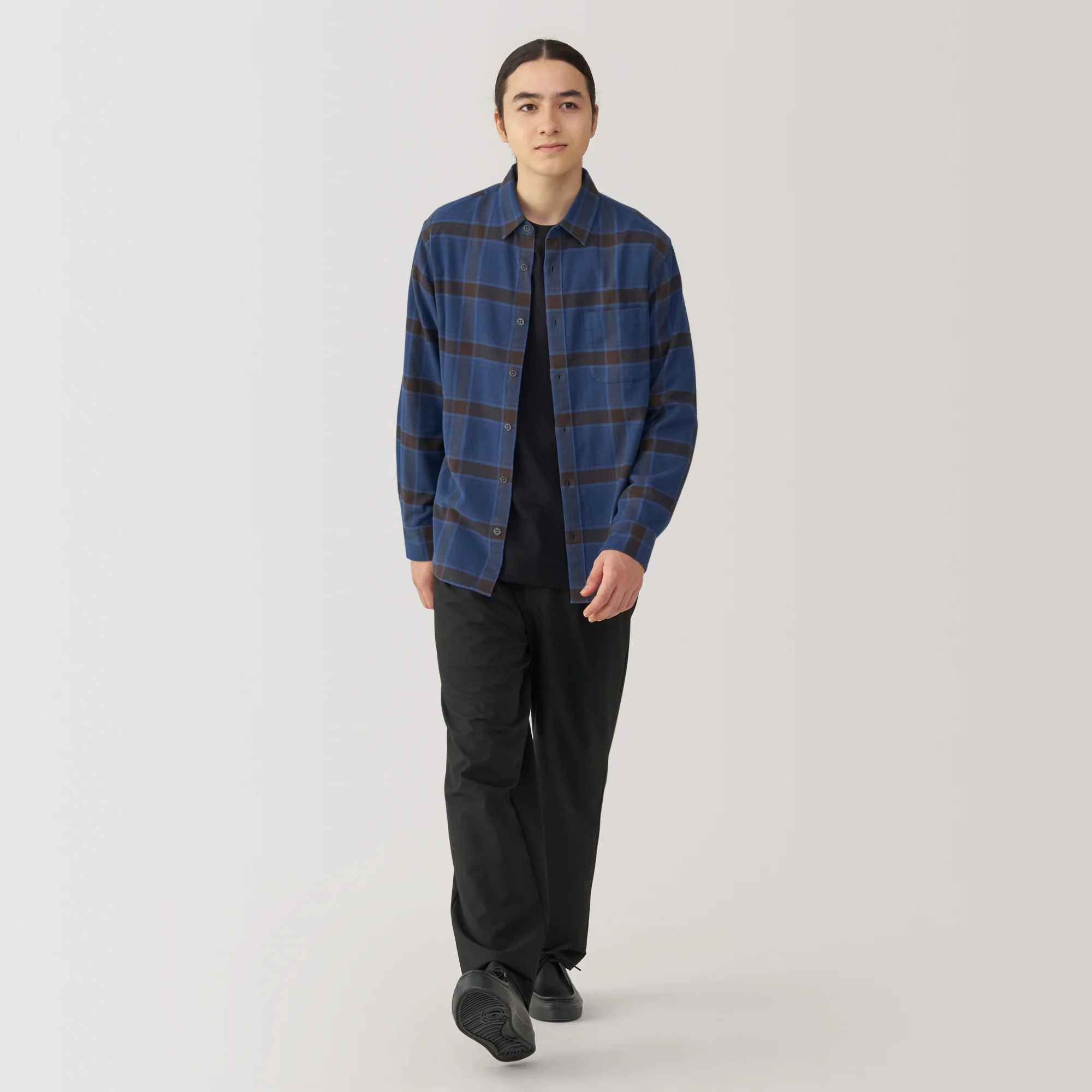 Men's Flannel Long Sleeve Shirt - Image 44