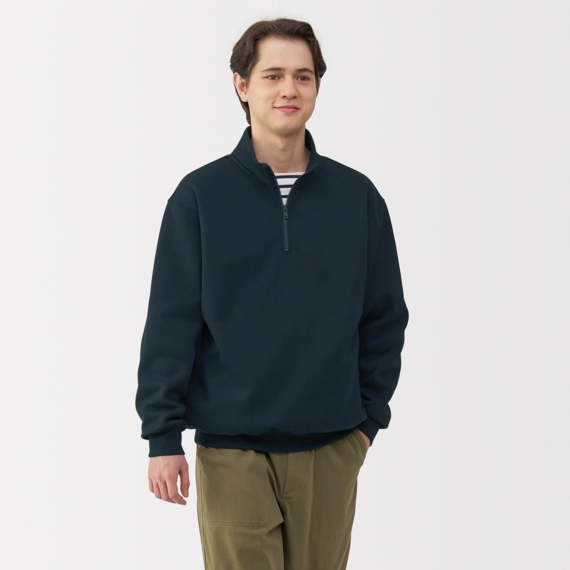 Men's Half-Zip Sweatshirt - Image 30
