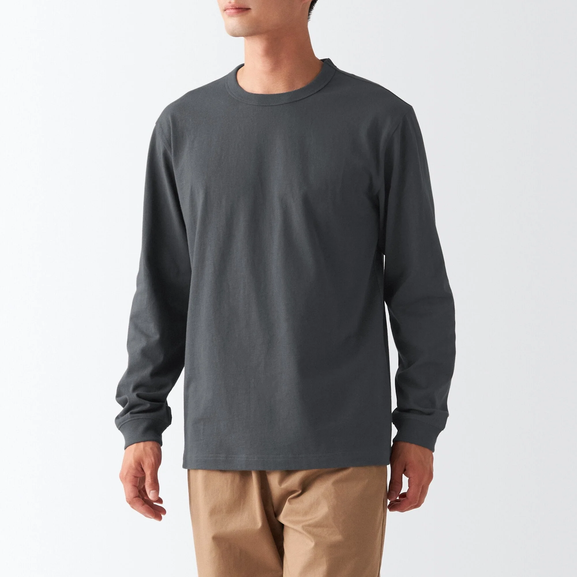 Men's Heavyweight Jersey Long Sleeve T-Shirt - Image 31