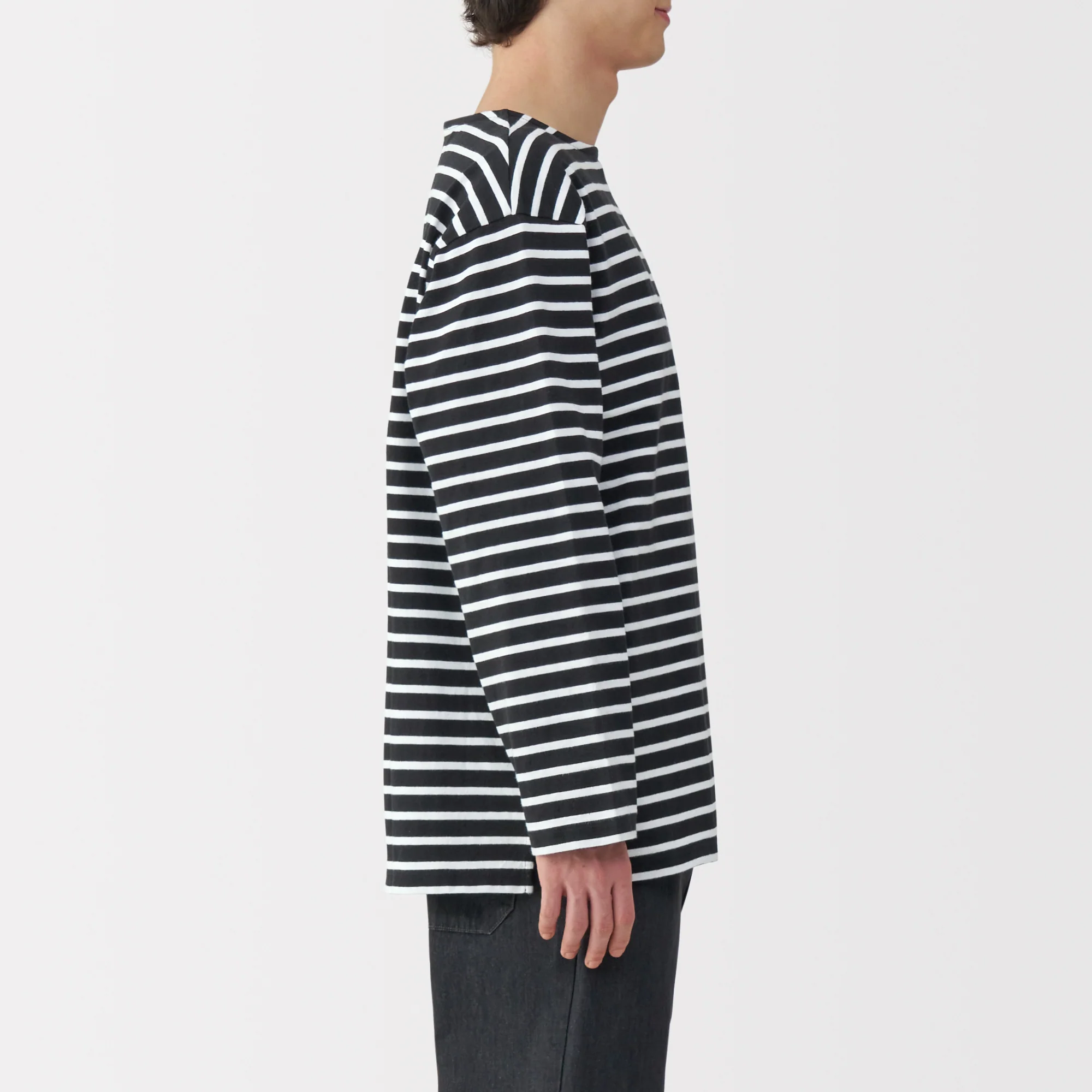 Men's Heavyweight Boatneck T-Shirt - Image 5