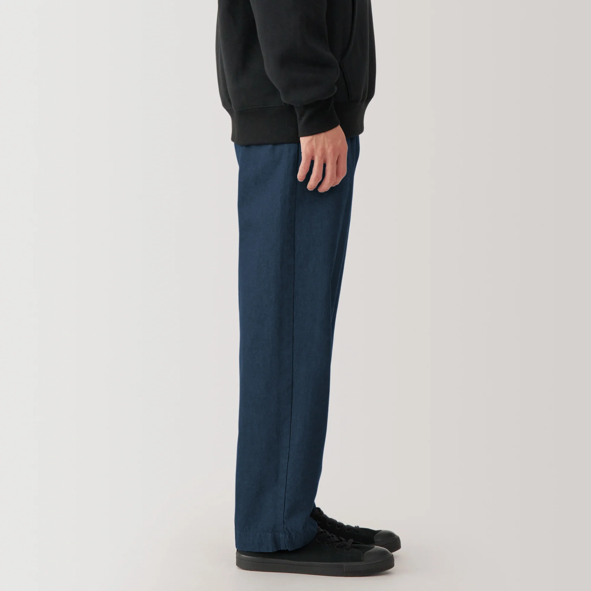 Men's Indigo Darted Wide Pants (L29") - Image 5