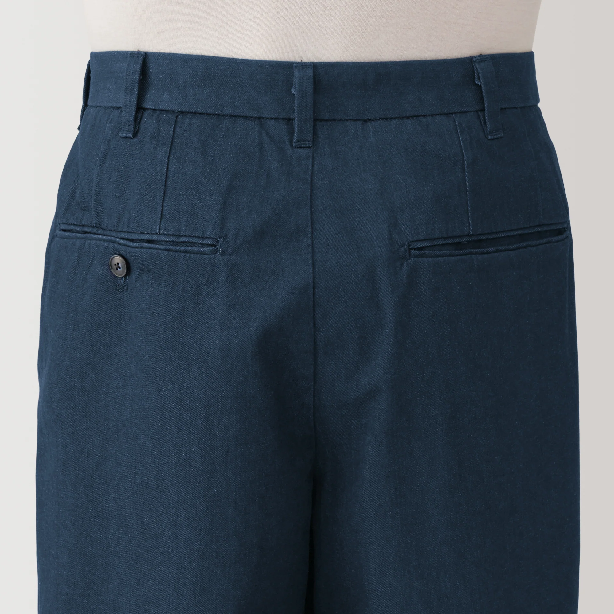 Men's Indigo Darted Wide Pants (L29") - Image 8