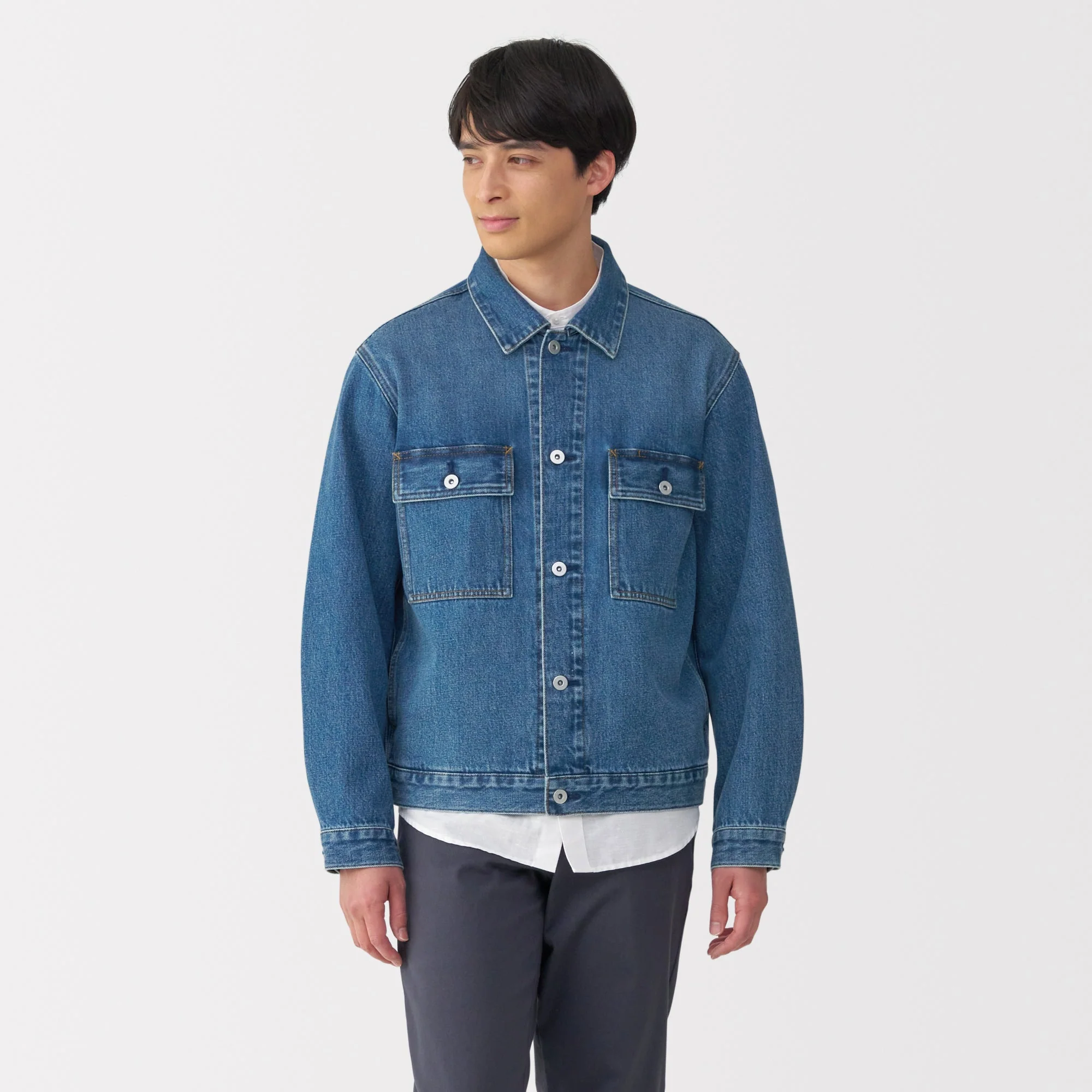 Kapok Blend Denim Jacket - Image 12