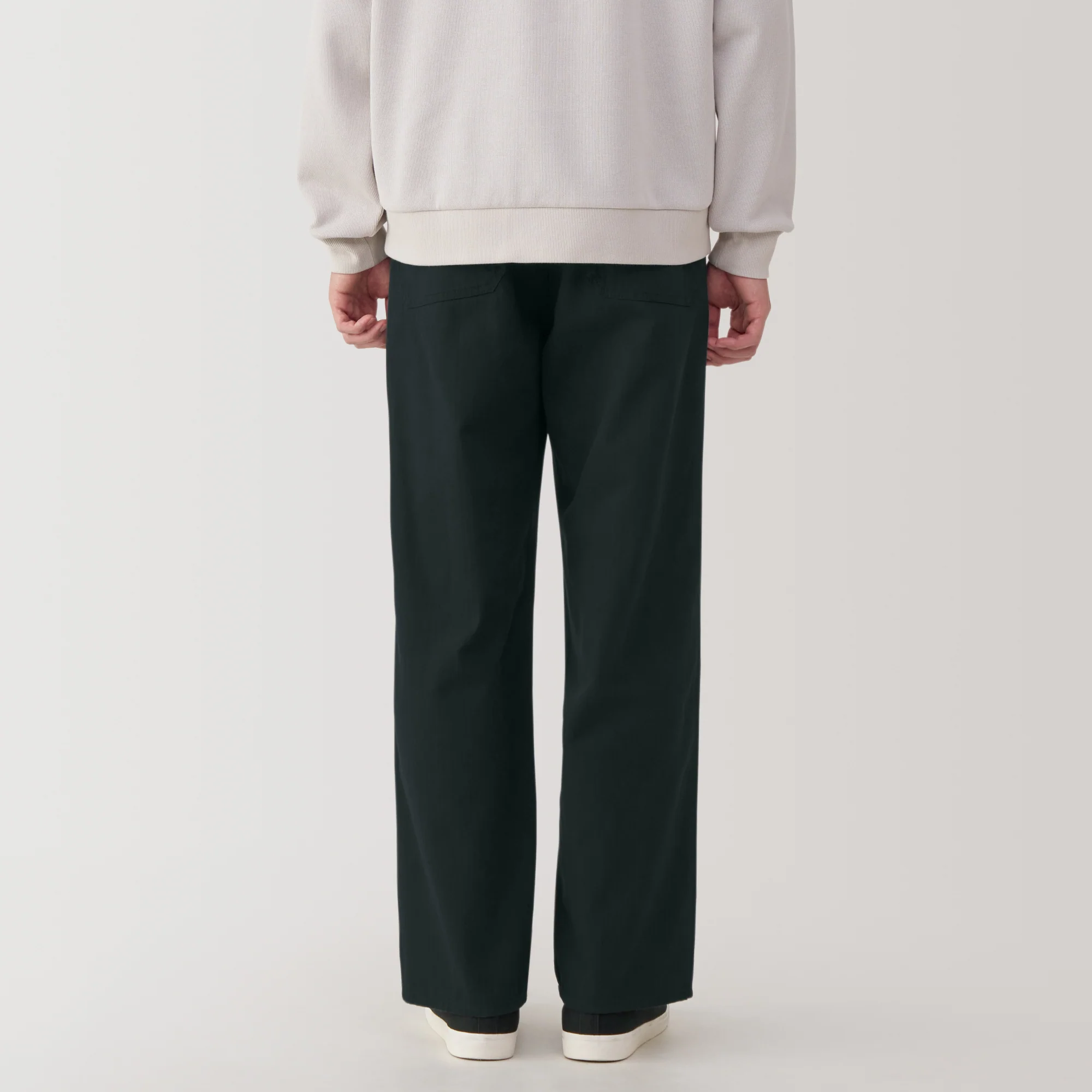 Men's Kapok Blend Herringbone Wide Pants - Image 16