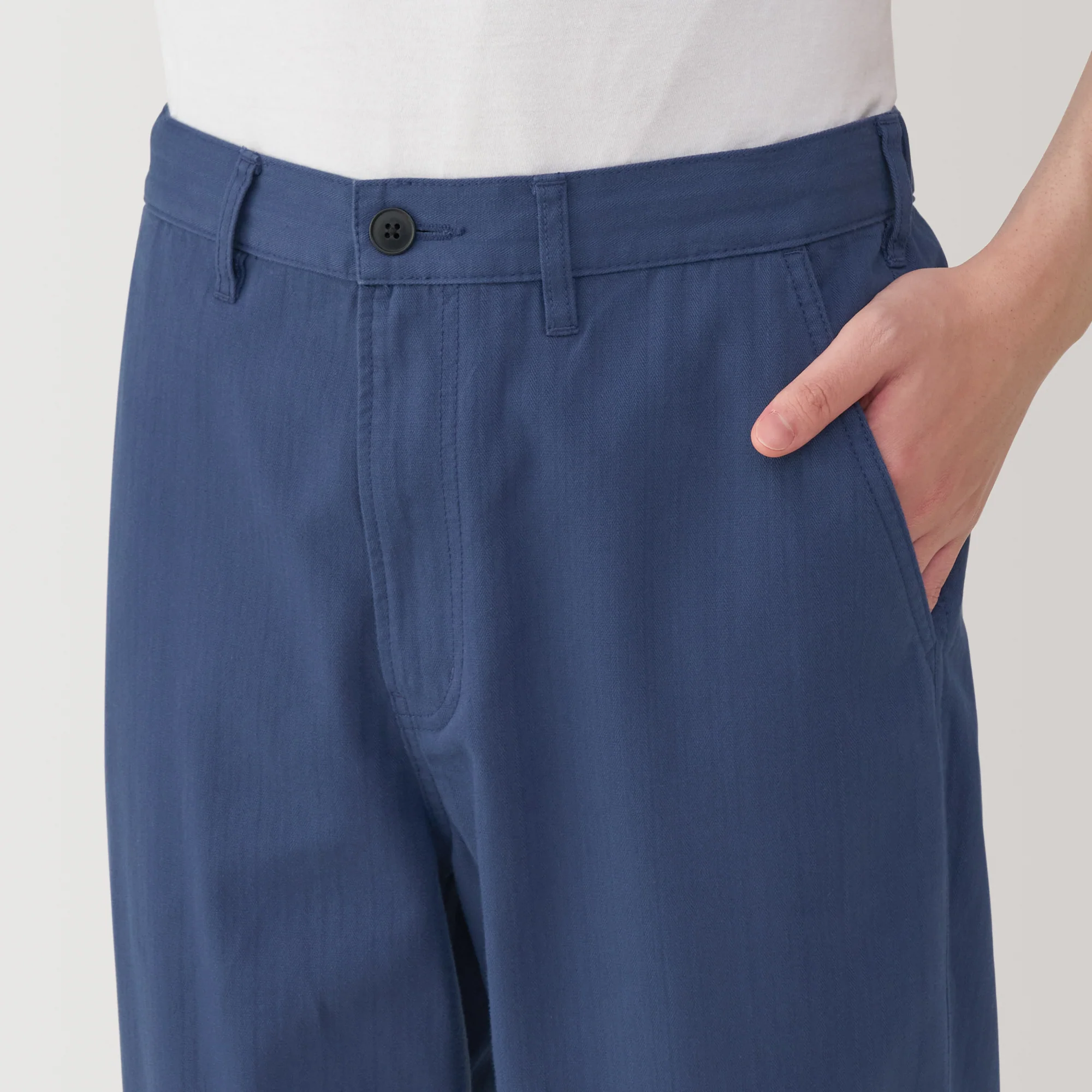 Men's Kapok Blend Herringbone Wide Pants - Image 27