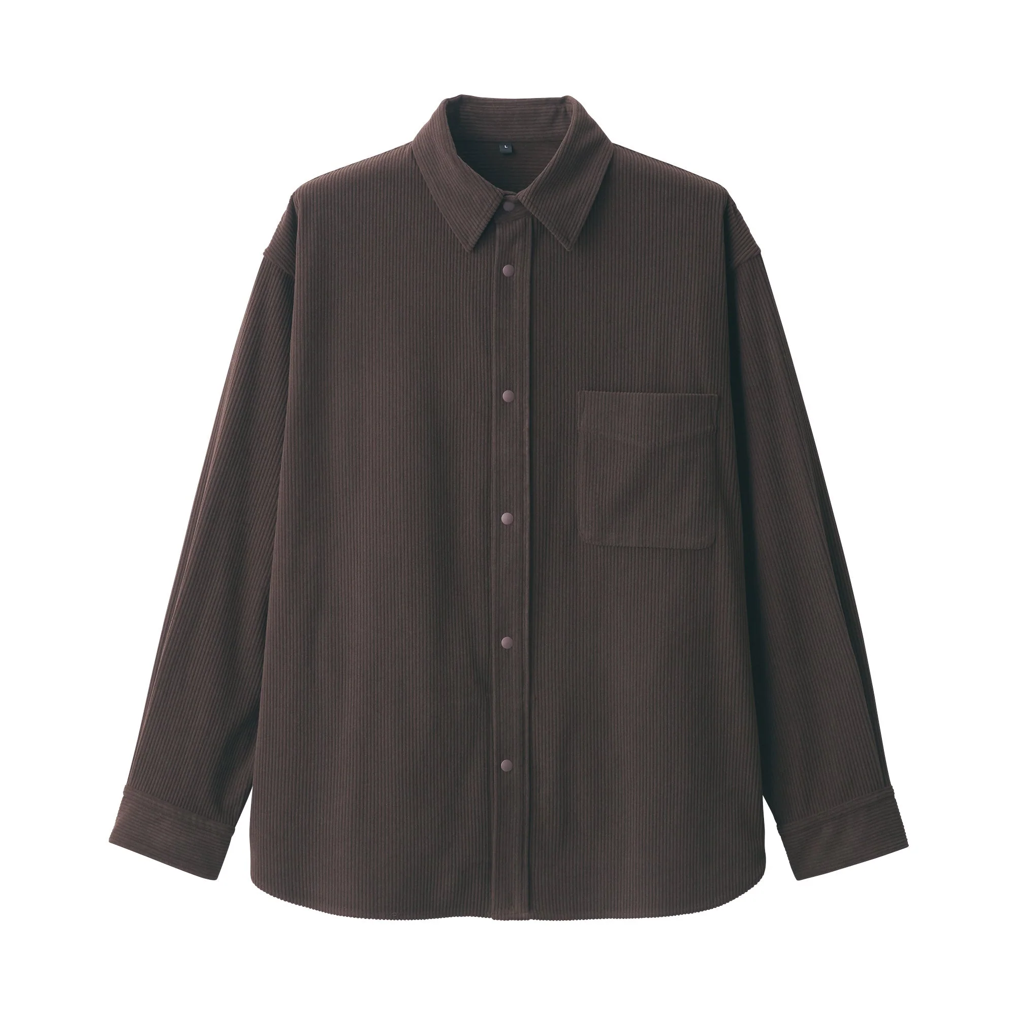 Men's Knit Corduroy Shirt Jacket - Image 11