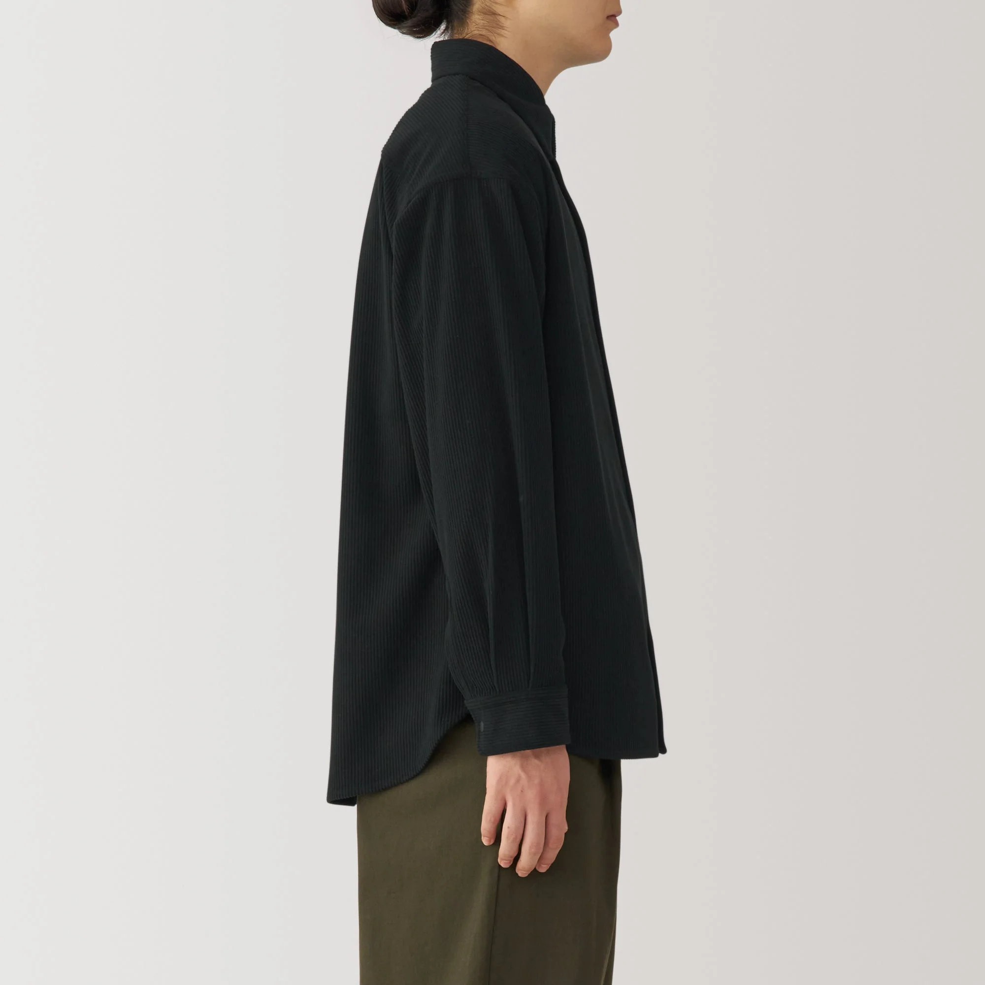 Men's Knit Corduroy Shirt Jacket - Image 23
