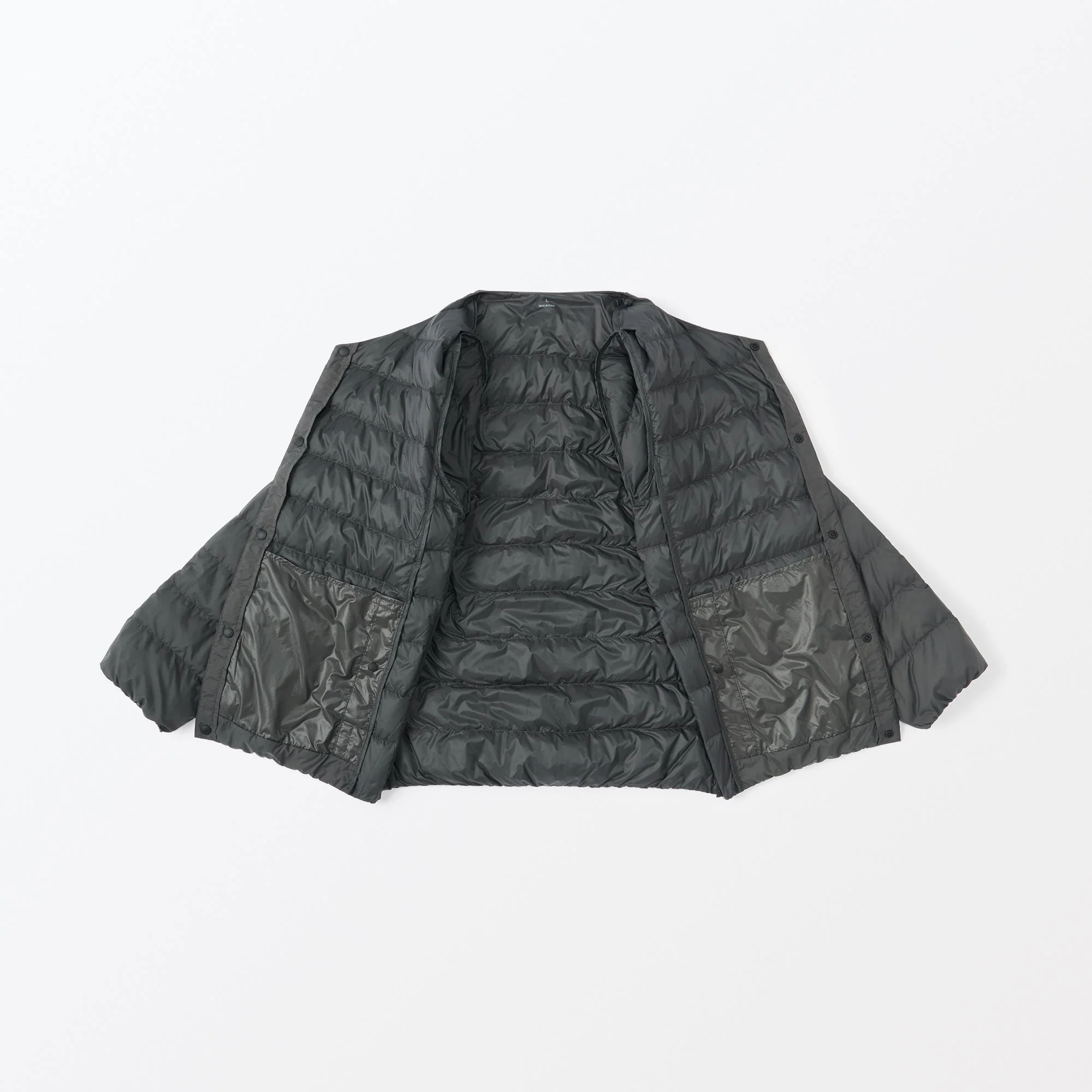 Men's Lightweight Down Collarless Jacket - Image 21
