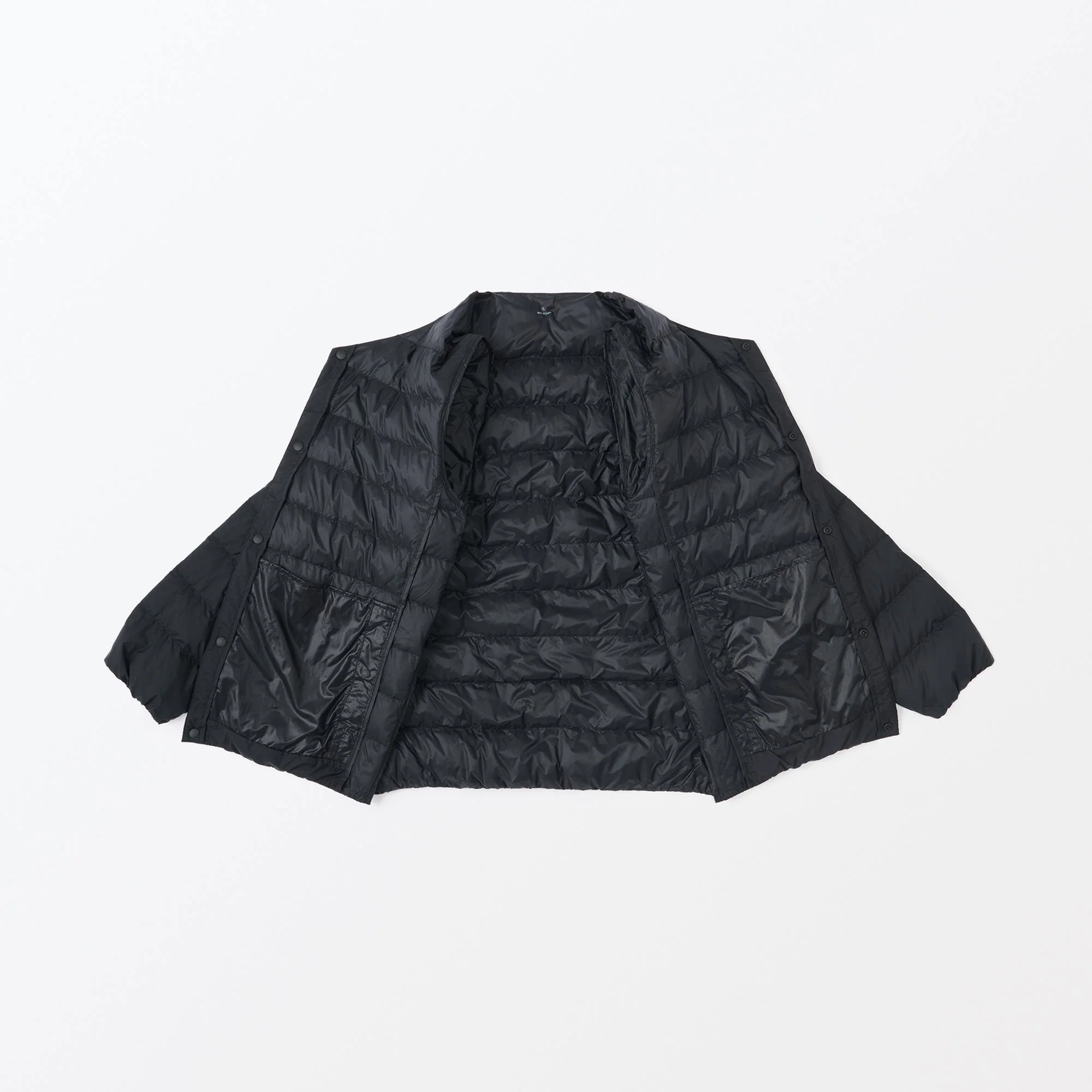 Men's Lightweight Down Collarless Jacket - Image 32