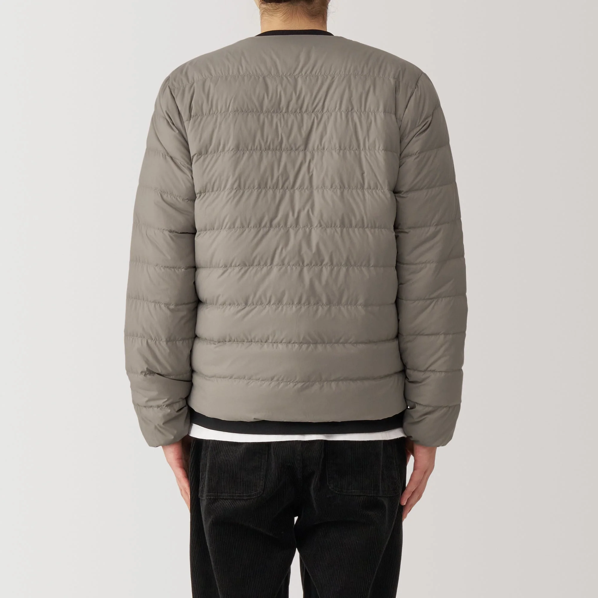 Men's Lightweight Down Collarless Jacket - Image 38