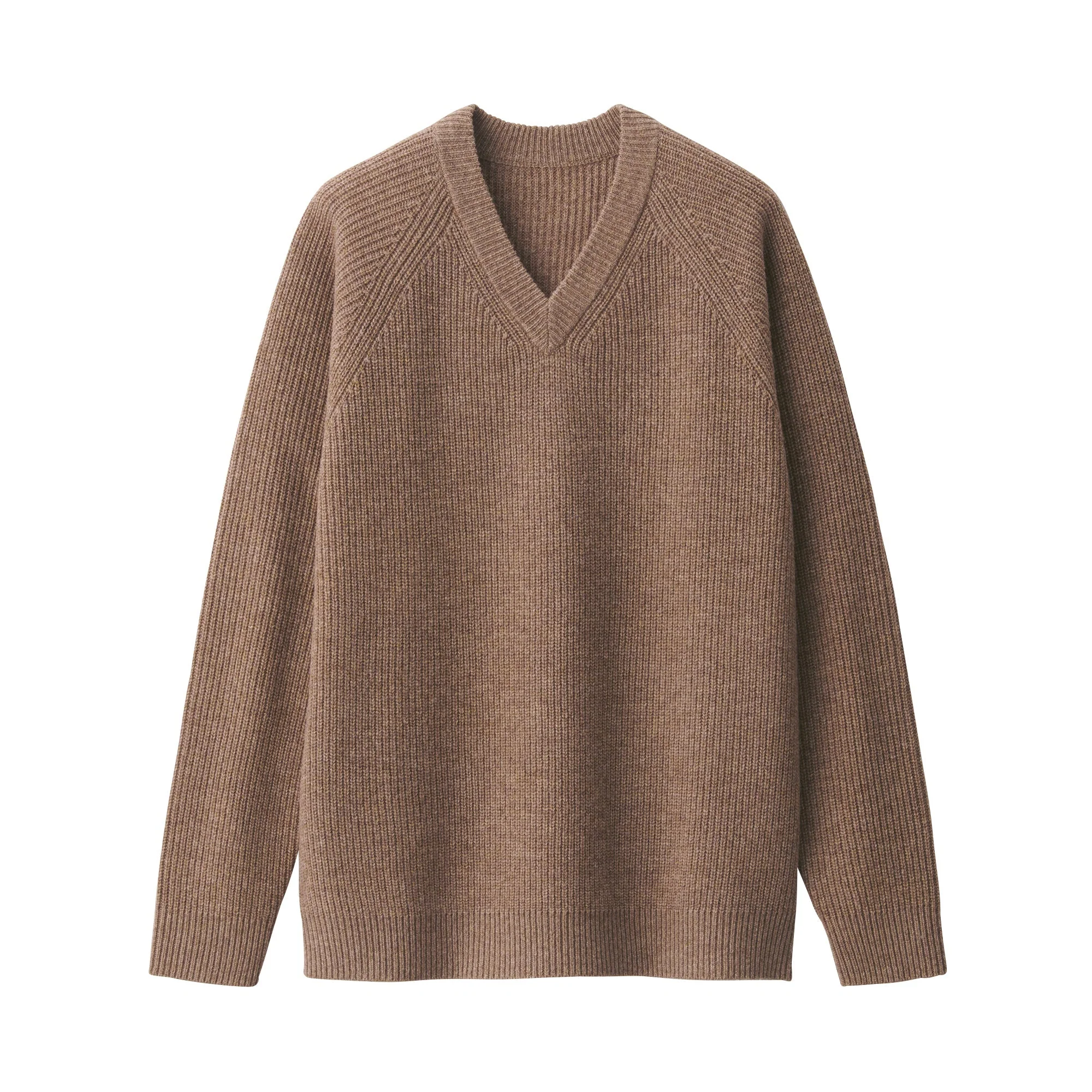 Men's Mid-Gauge V Neck Sweater - Image 2