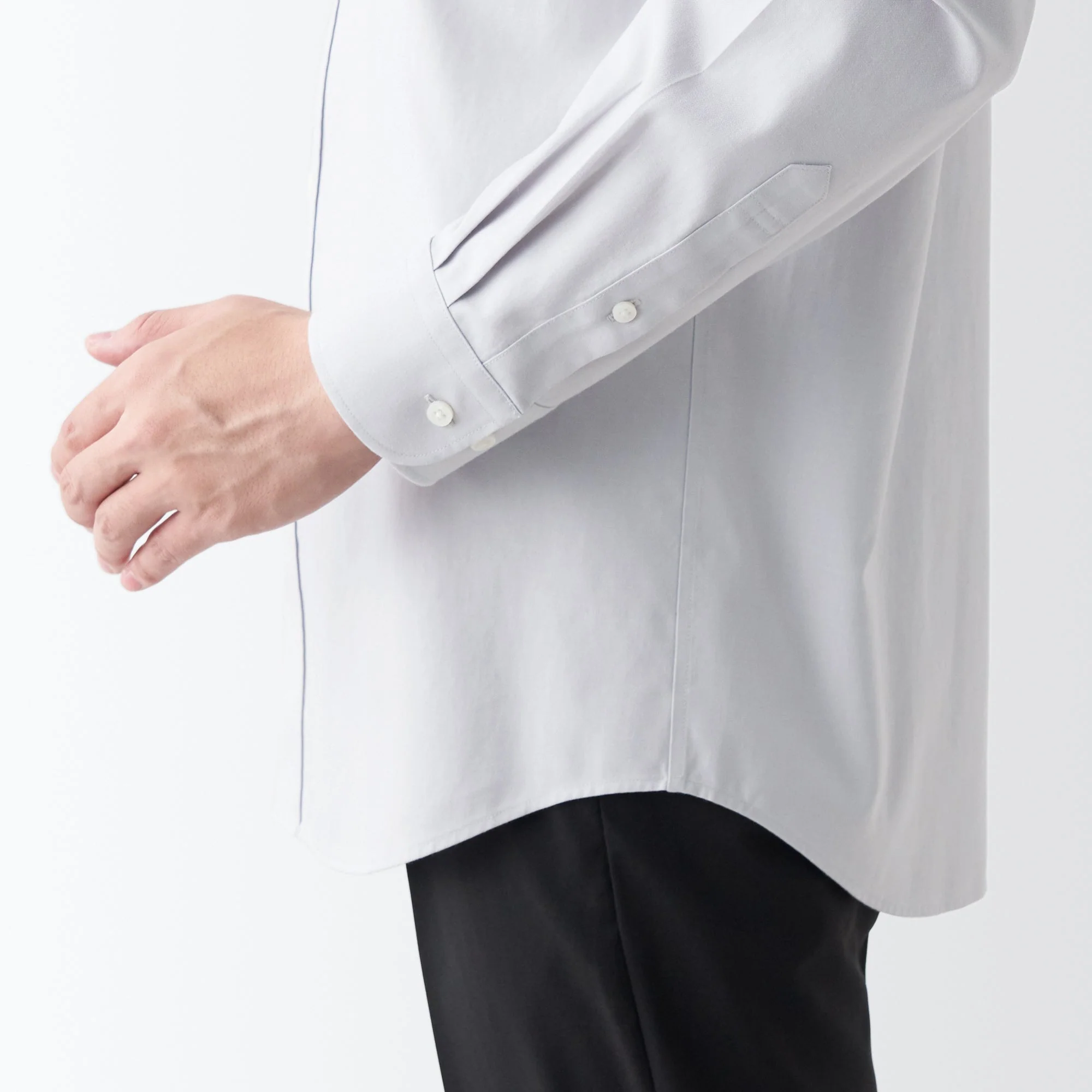 Men's Non-Iron Semi Wide Collar Shirt - Image 7