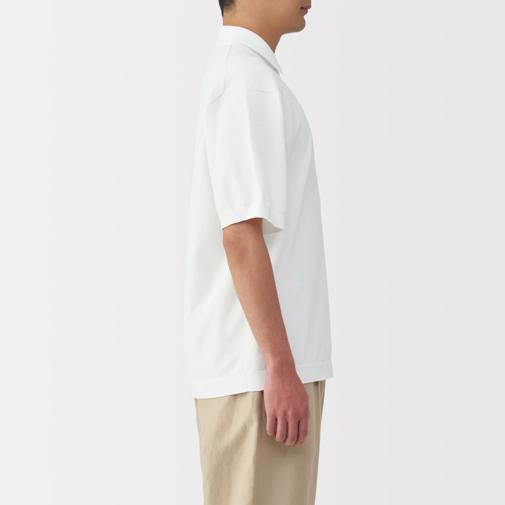 Men's Quick Dry Crew Neck Short Sleeve Knit Polo Shirt - Image 12