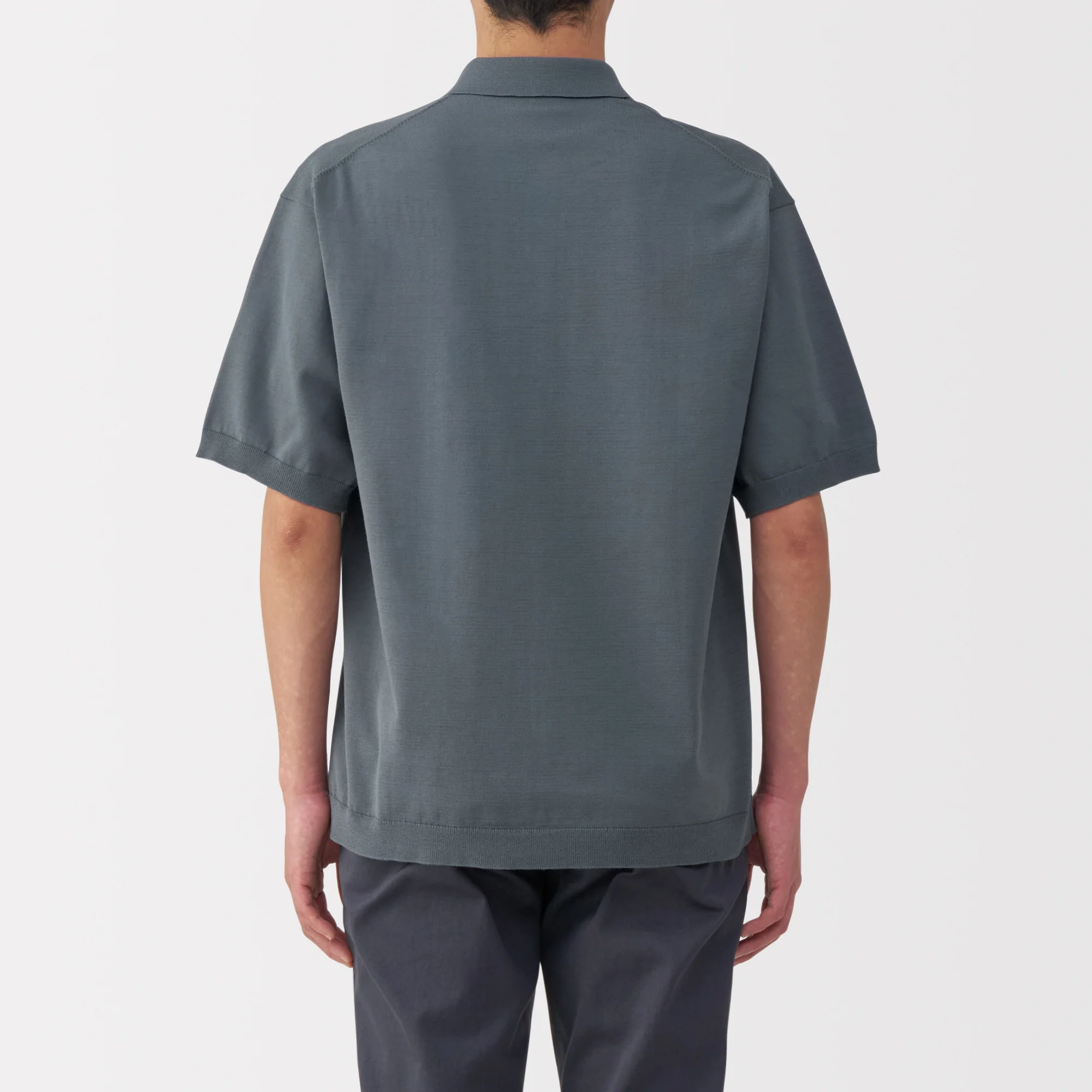 Men's Quick Dry Crew Neck Short Sleeve Knit Polo Shirt - Image 6