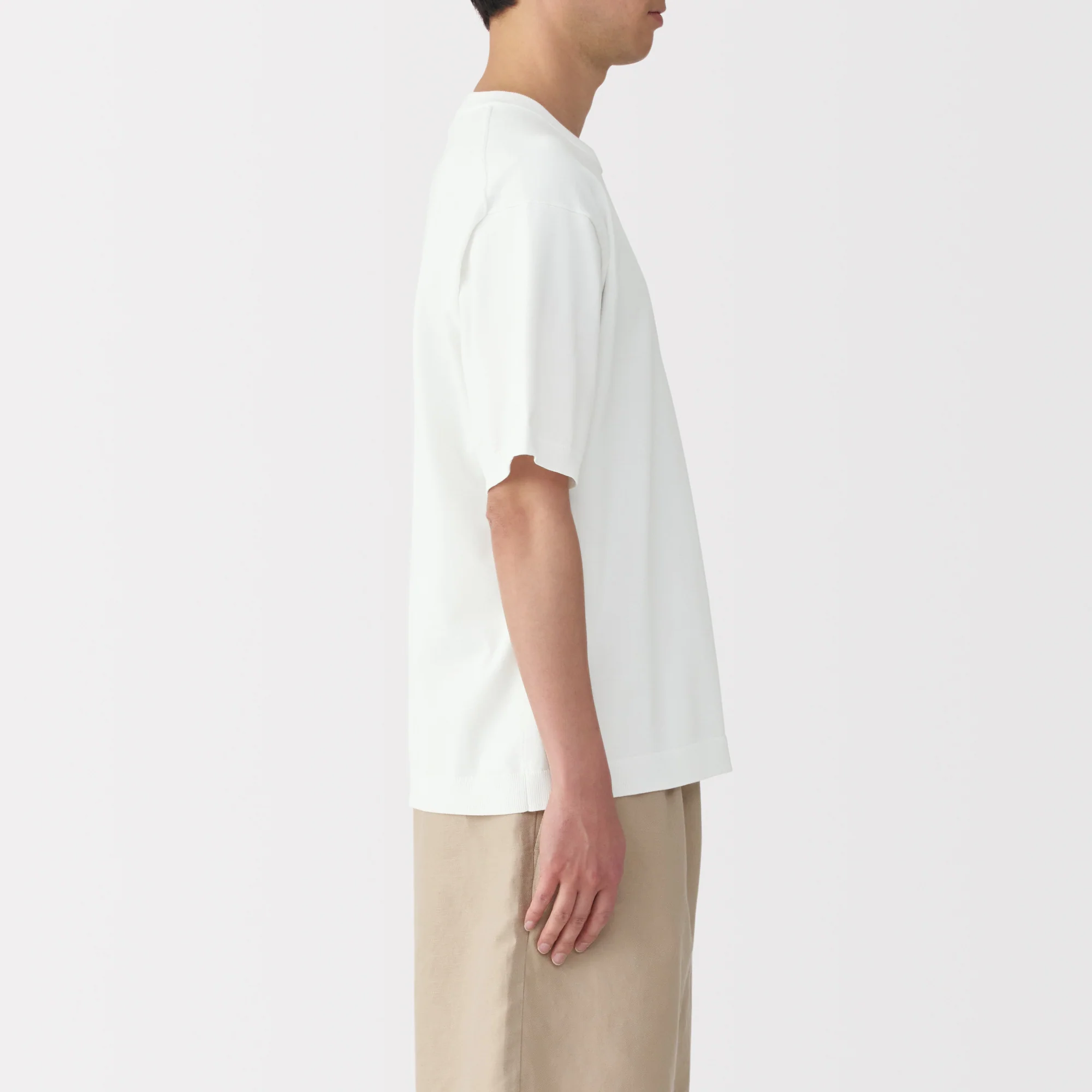 Men's Quick Dry Crew Neck Short Sleeve Knit T-Shirt - Image 20
