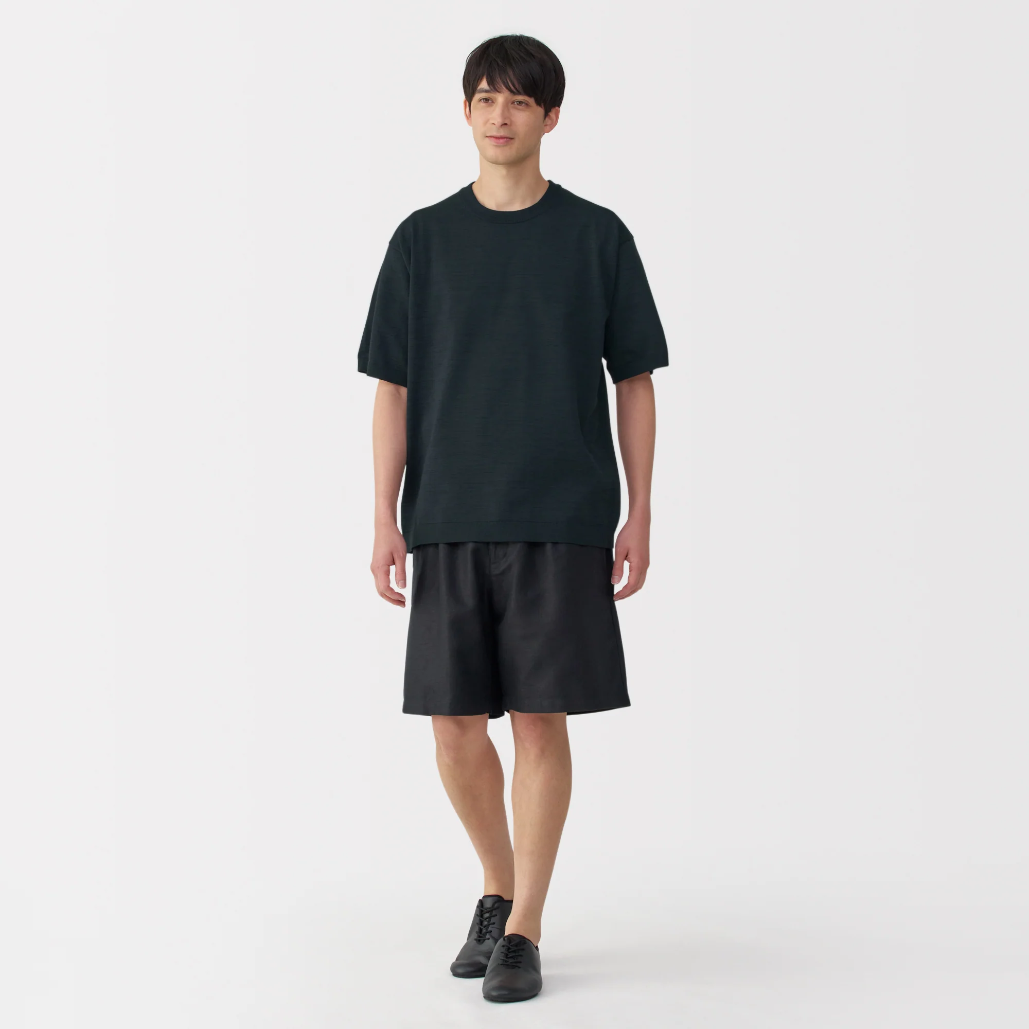Men's Quick Dry Crew Neck Short Sleeve Knit T-Shirt - Image 26
