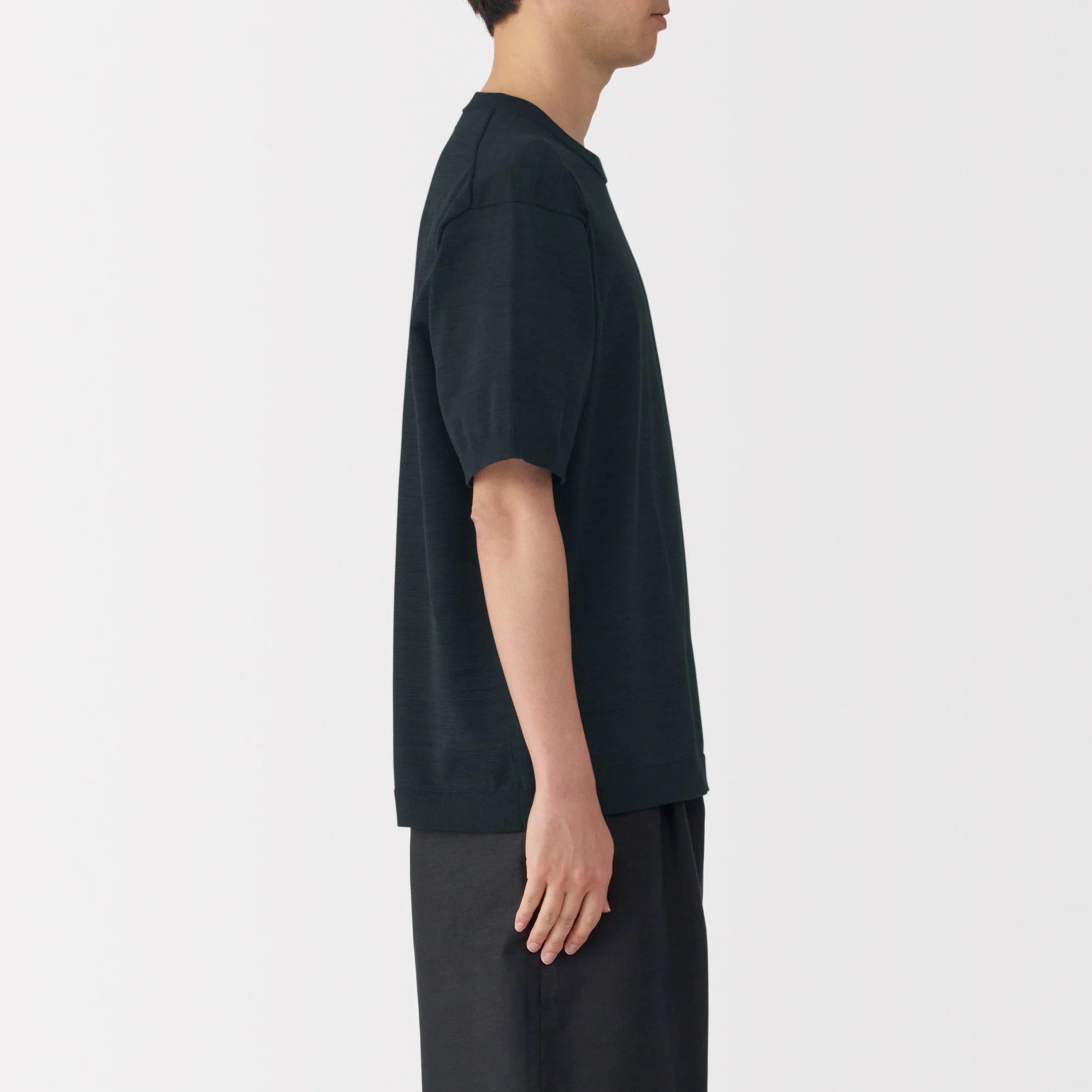 Men's Quick Dry Crew Neck Short Sleeve Knit T-Shirt - Image 27