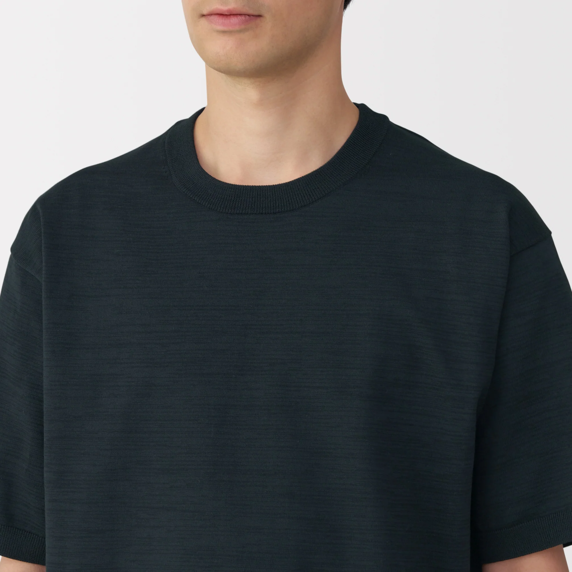 Men's Quick Dry Crew Neck Short Sleeve Knit T-Shirt - Image 29