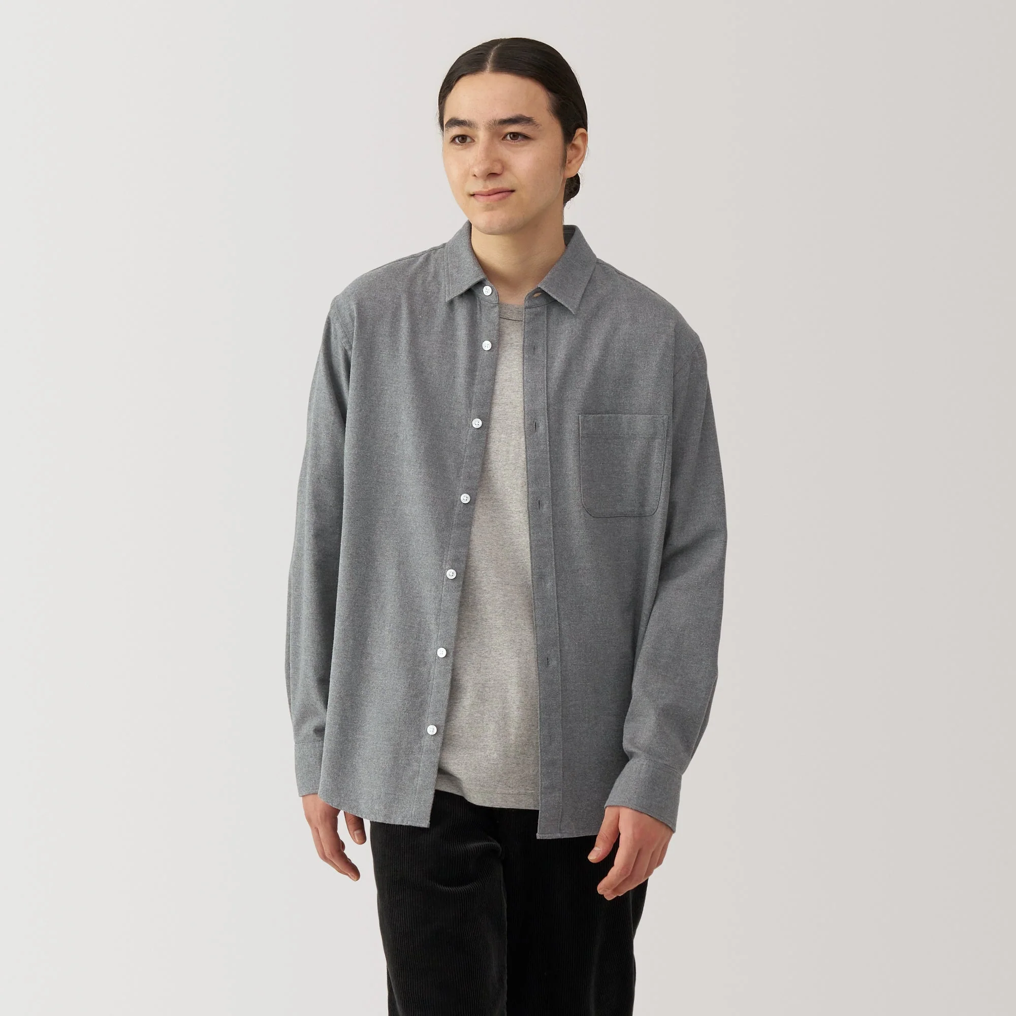Men's Reclaimed Cotton Blend Flannel Shirt - Image 3