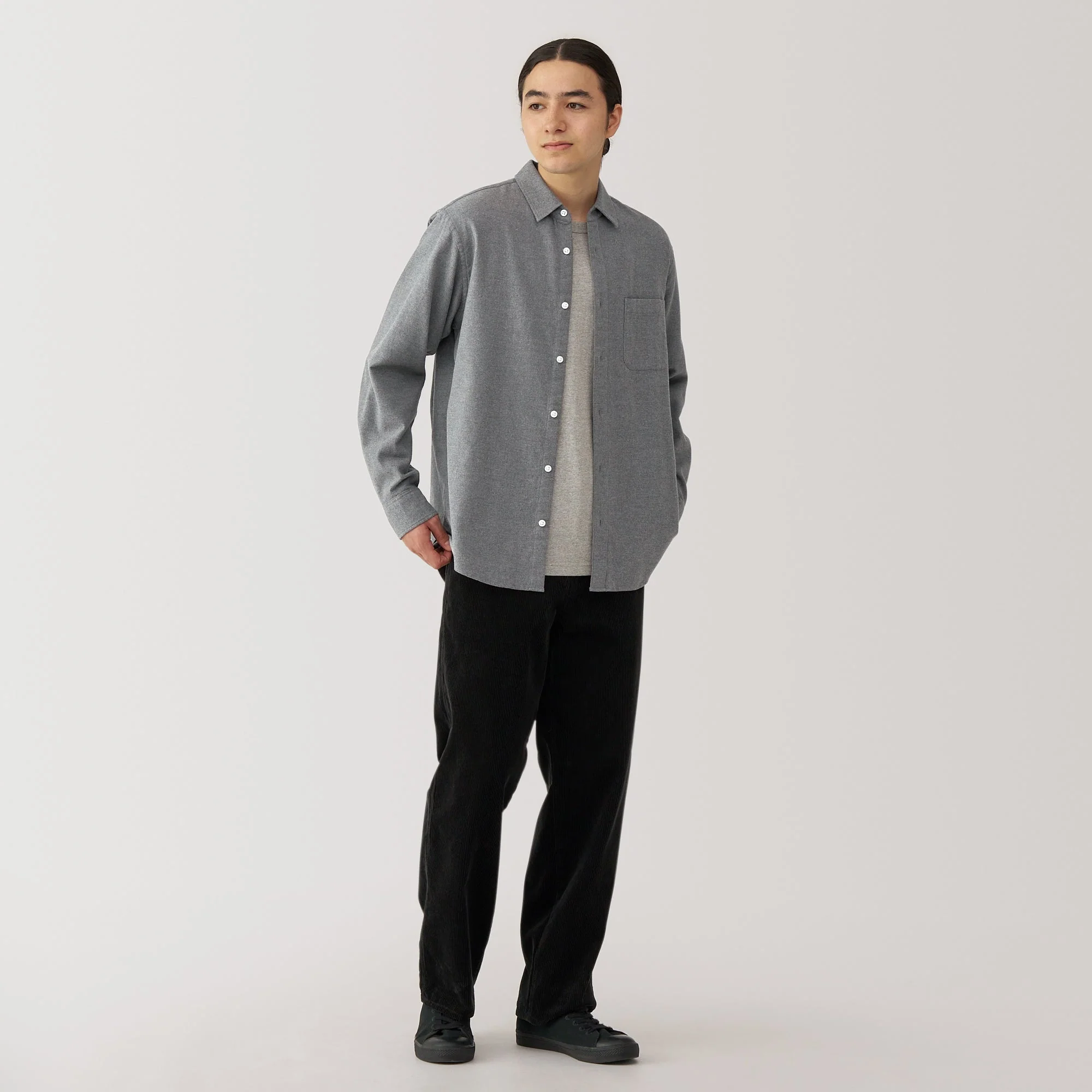 Men's Reclaimed Cotton Blend Flannel Shirt - Image 4