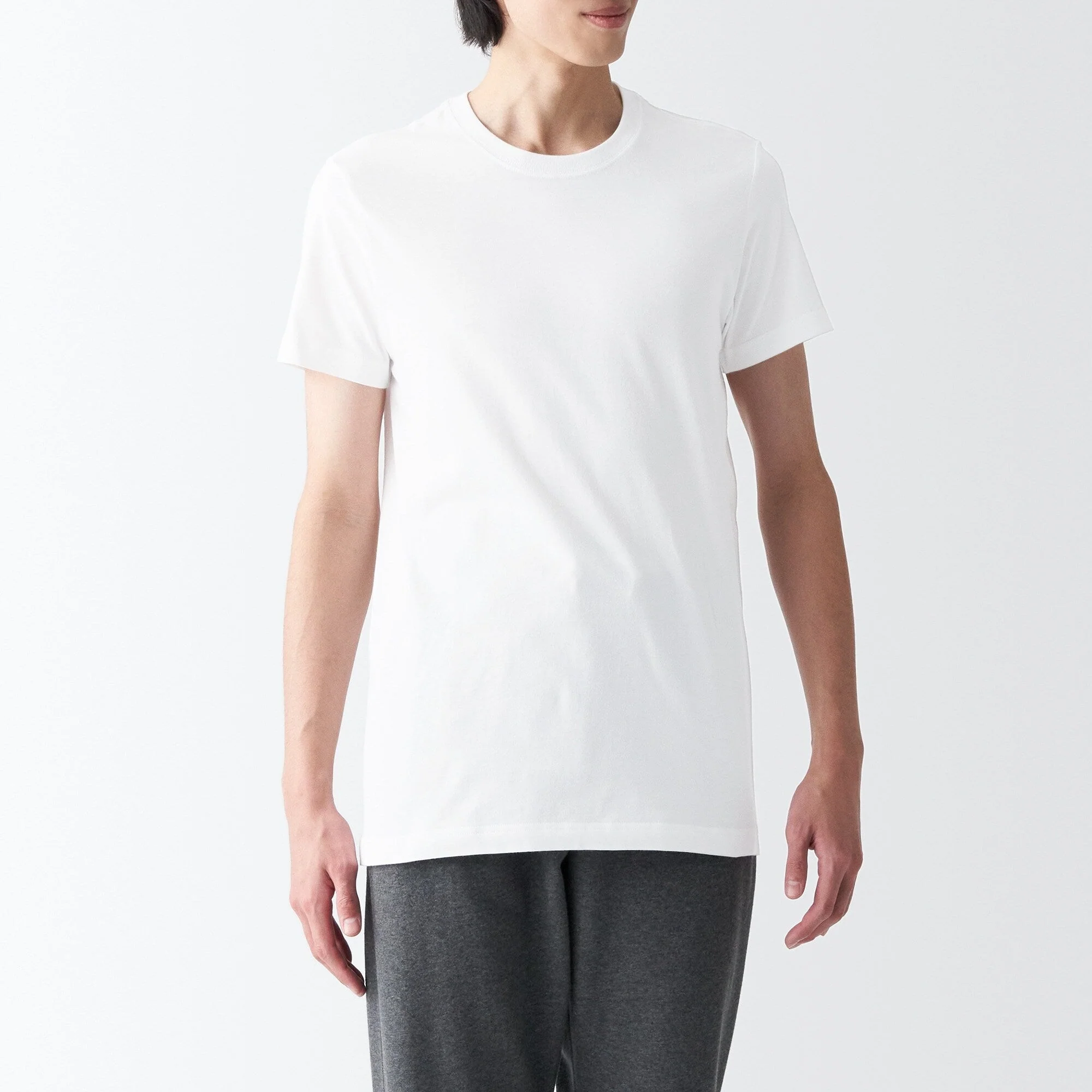 Men's Side Seamless Jersey Crewneck T-Shirt