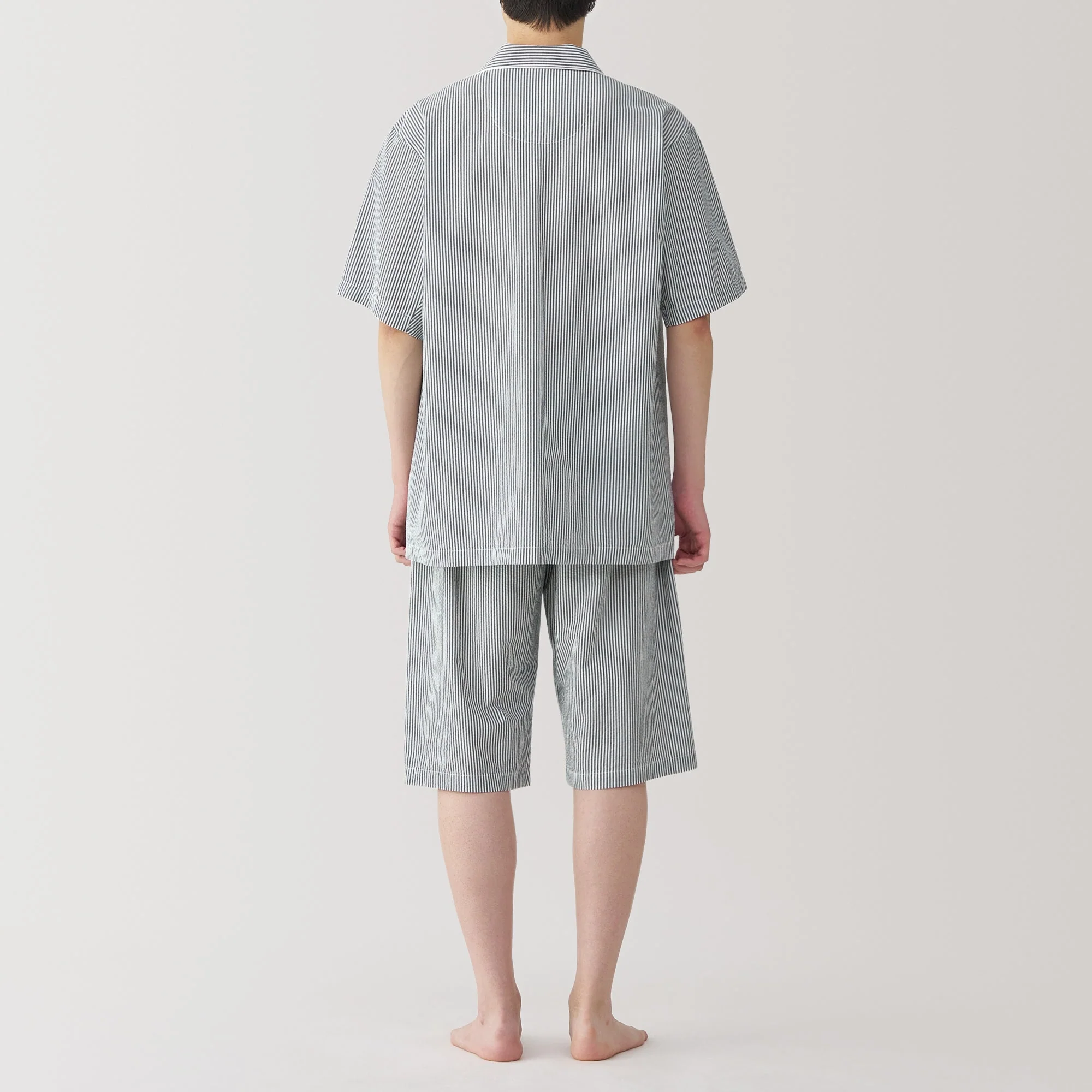 Men's Side Seamless Seersucker Pajamas - Image 28