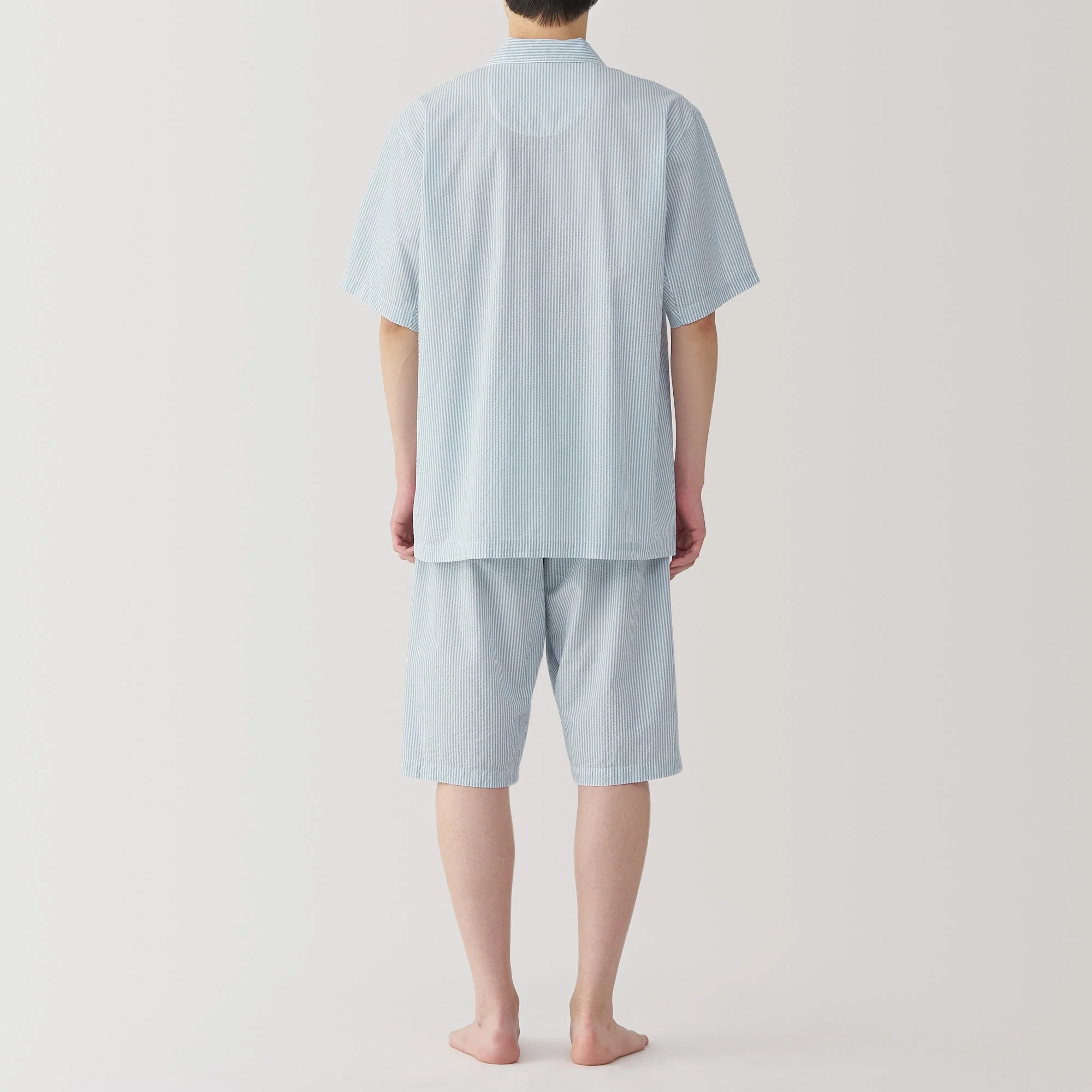 Men's Side Seamless Seersucker Pajamas - Image 6