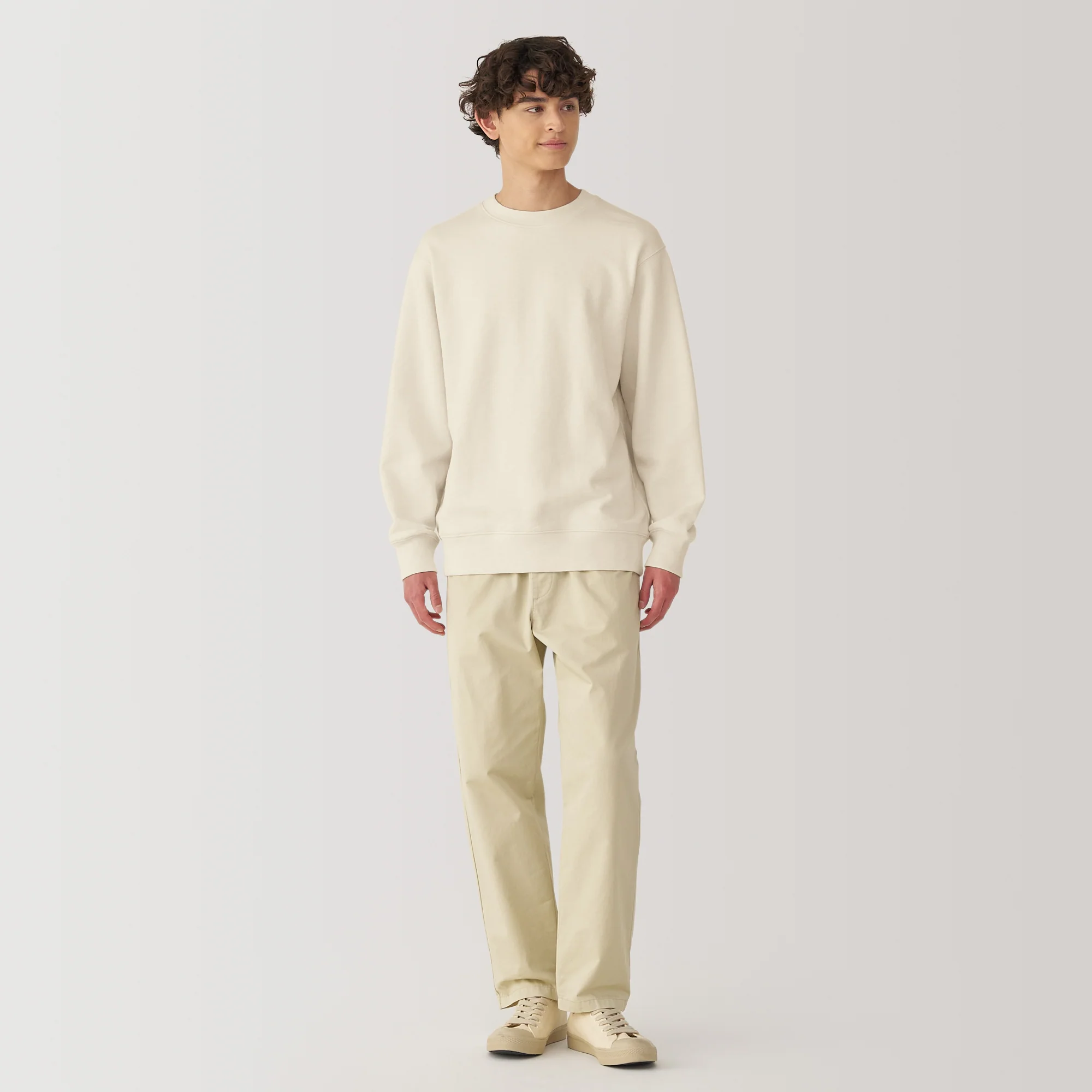 Men's Slub Jersey Crewneck Pullover - Image 18