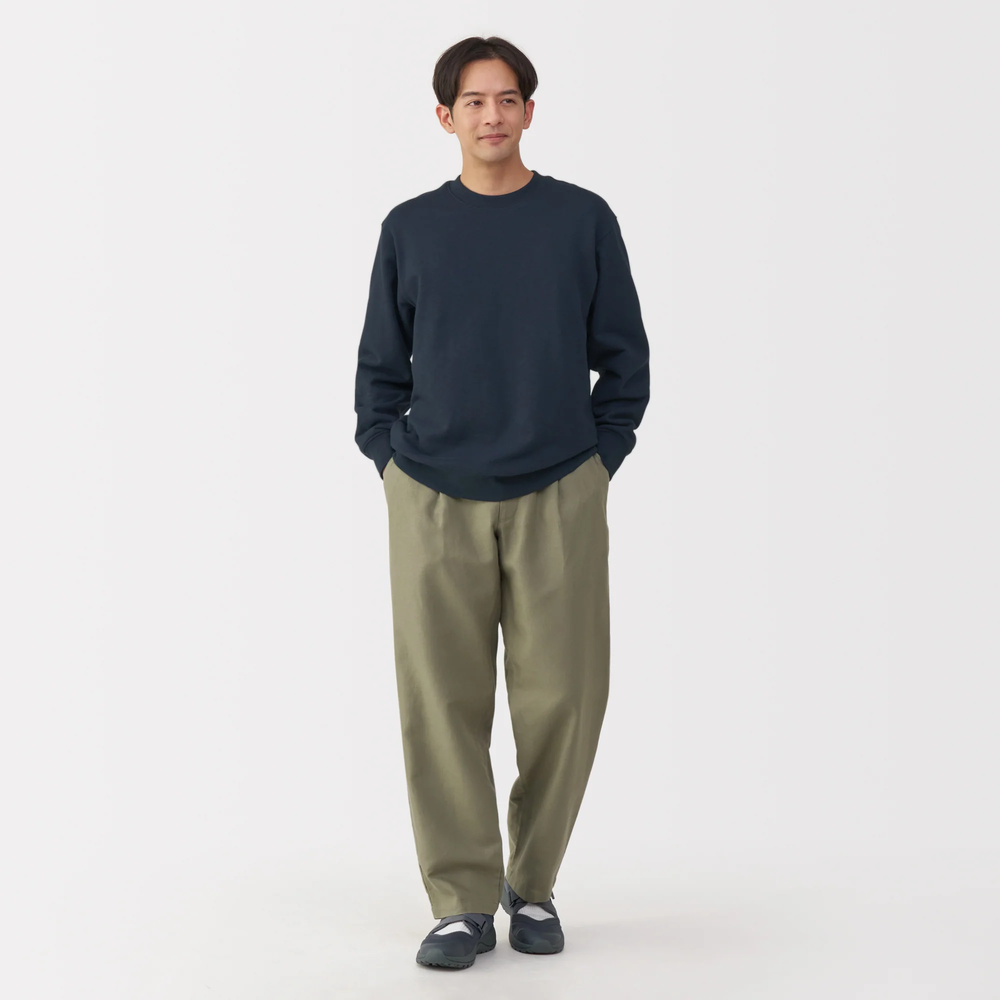 Men's Slub Jersey Crewneck Pullover - Image 25