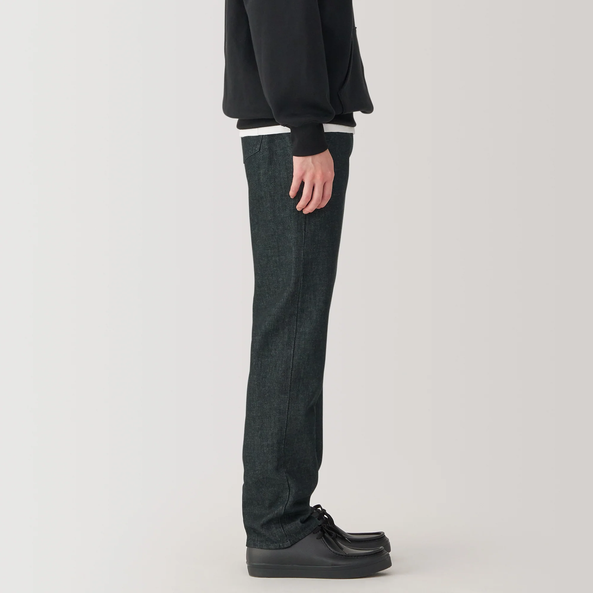 Men's Kapok Blend Straight Denim Trousers - Image 5