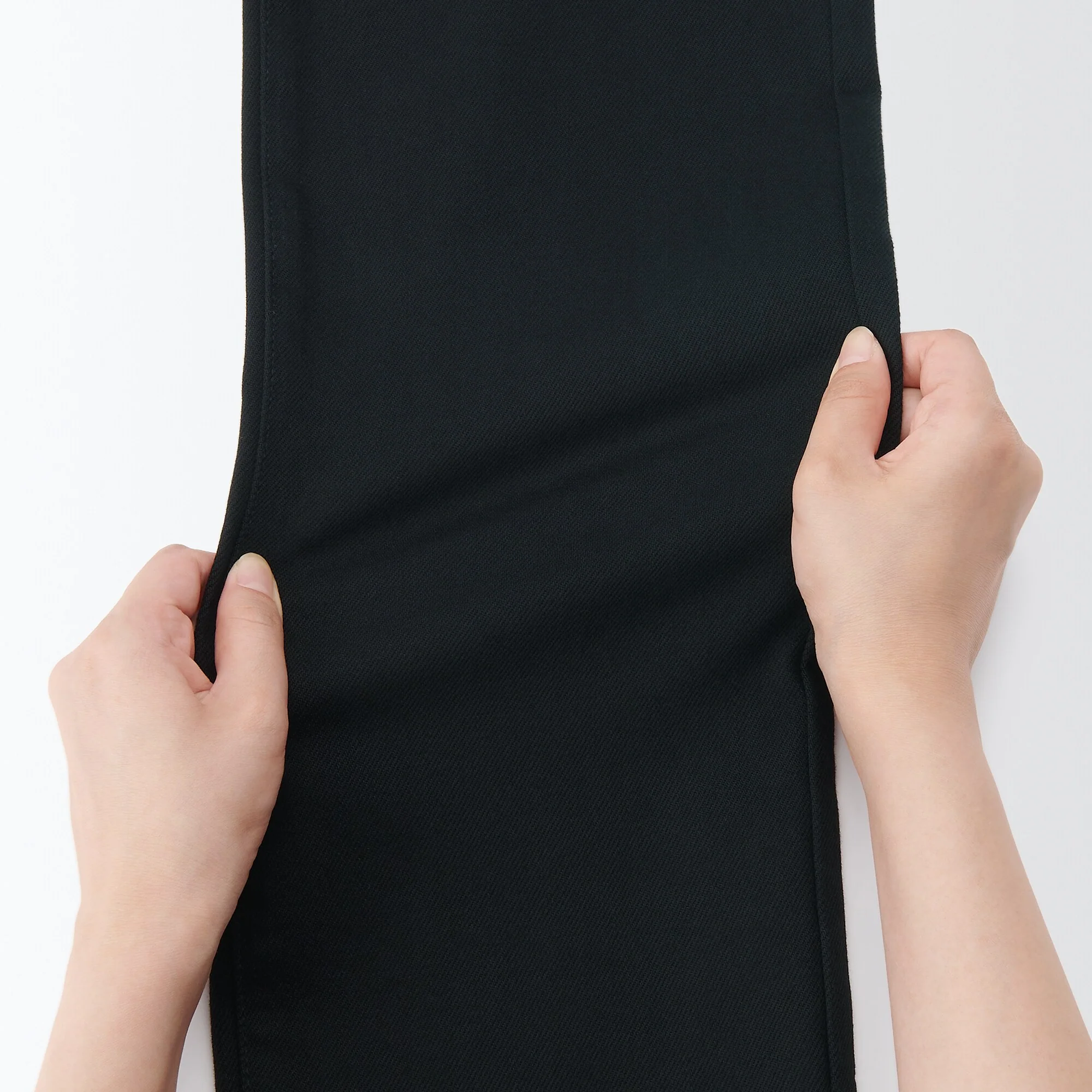 Men's Stretch Denim Slim Pants Black (L 32inch / 82cm) - Image 9