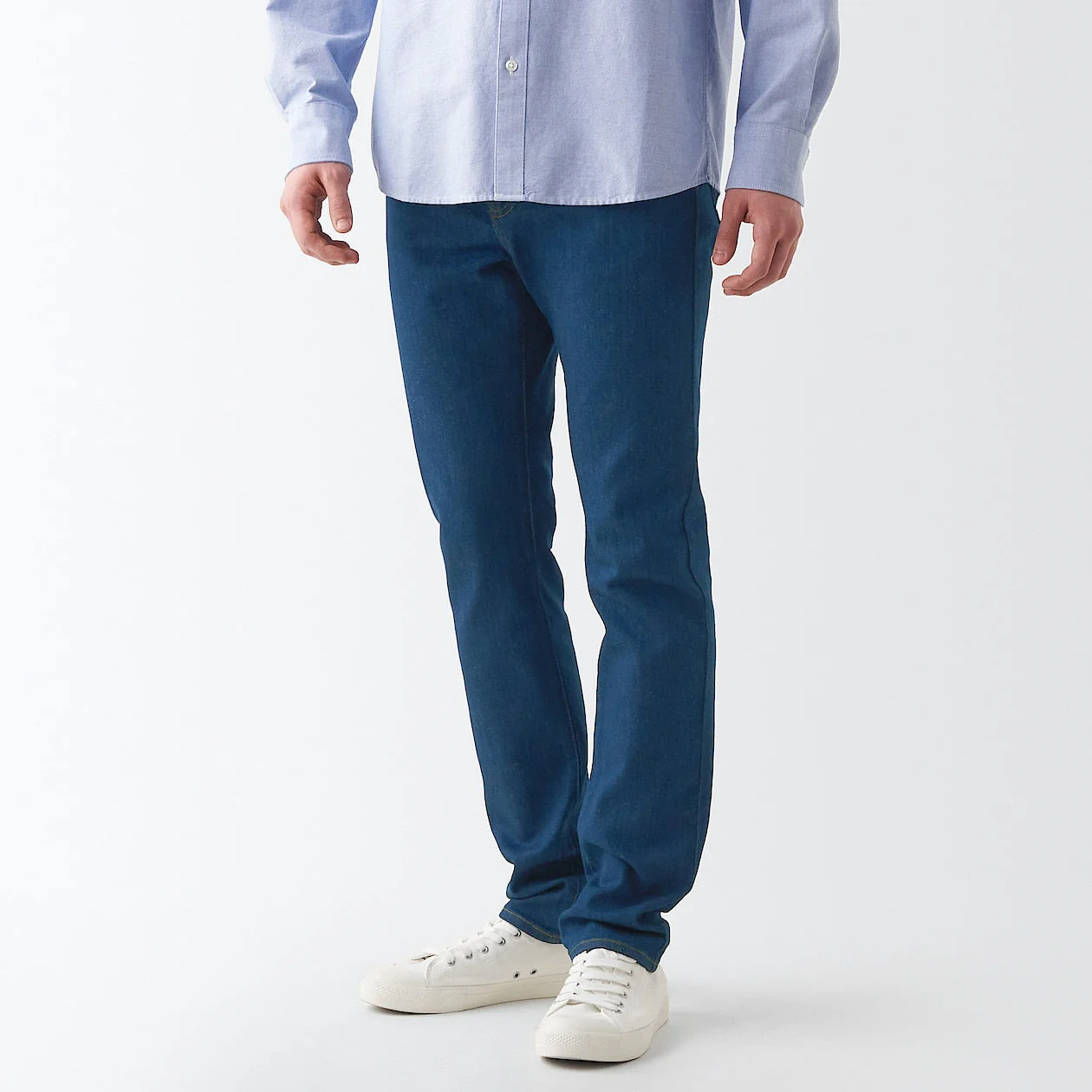 Men's Stretch Denim Slim Pants Blue (L30") - Image 13
